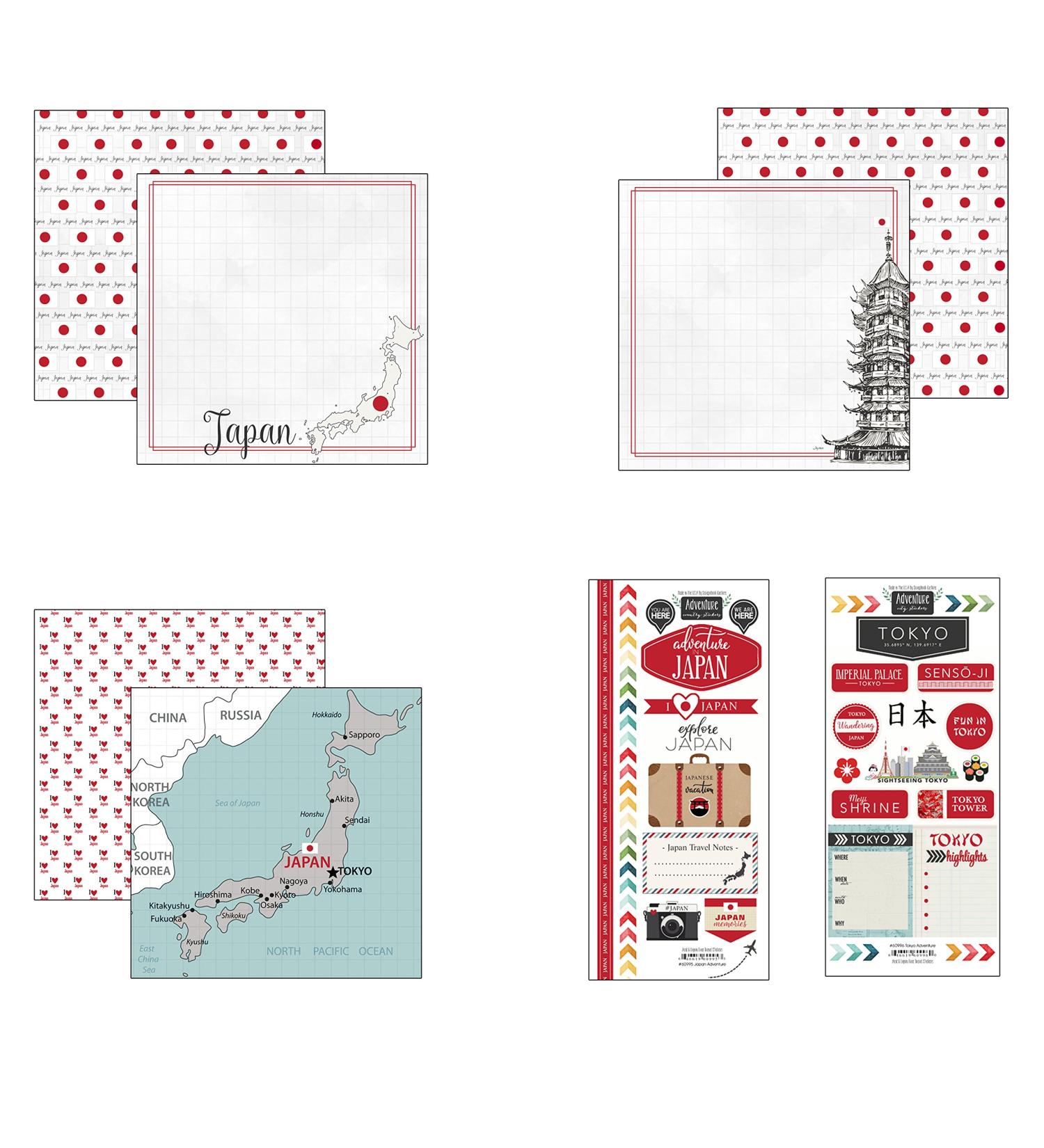 Scrapbook Customs Japan Adventure Scrapbook Kit
