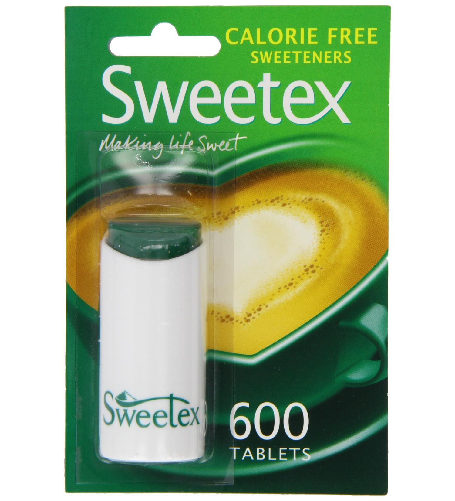 Sweetex Calorie-Free Sweetener 600 Tablets - 600 Count Pack - Sugar Substitute - Buy Online on GoSupps.com