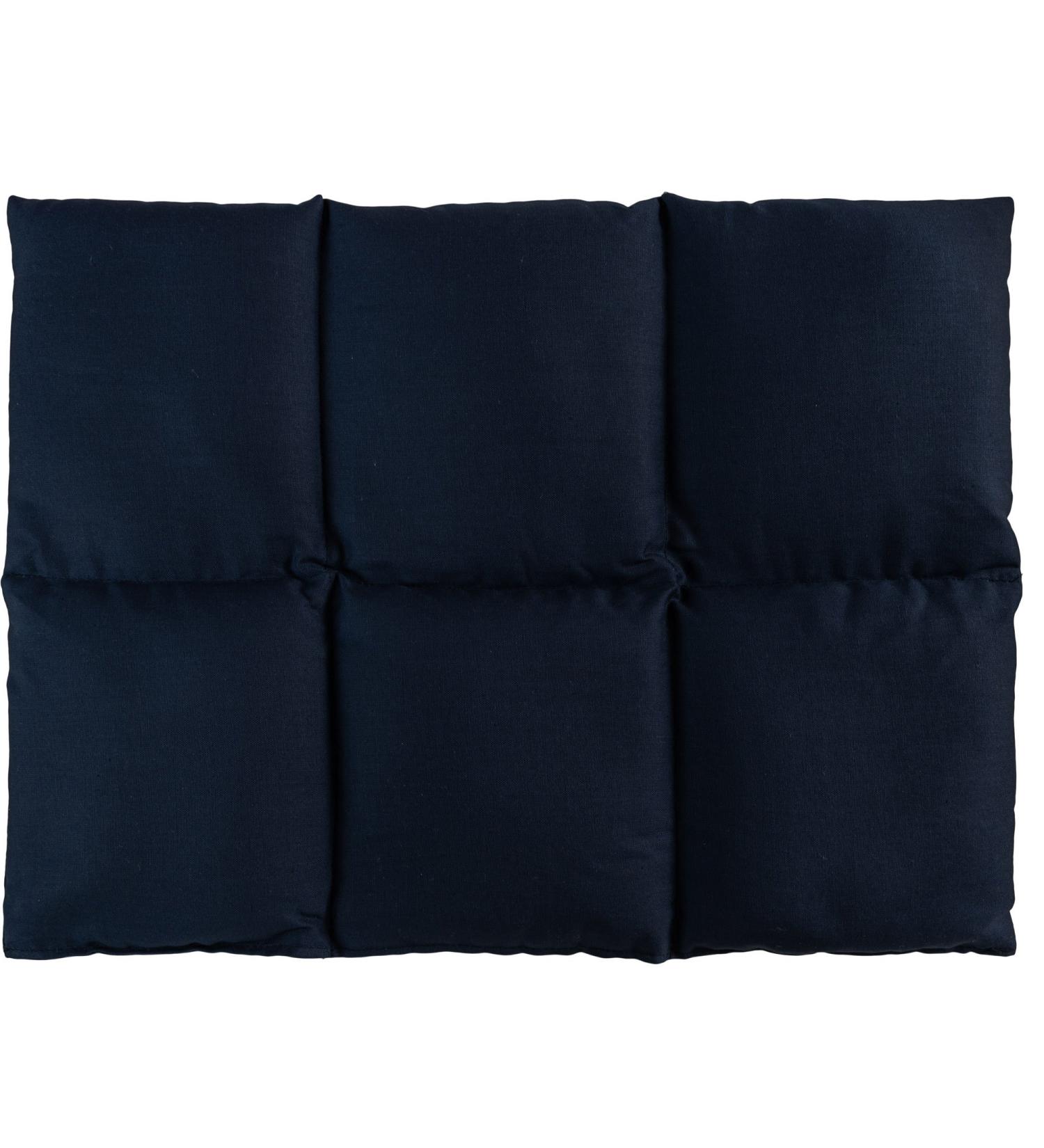 Giraffenland Large Grape Seed Pillow 40x30cm - Dark Blue Heat & Cold Therapy - 6-Chamber Design - Buy Online on GoSupps.com
