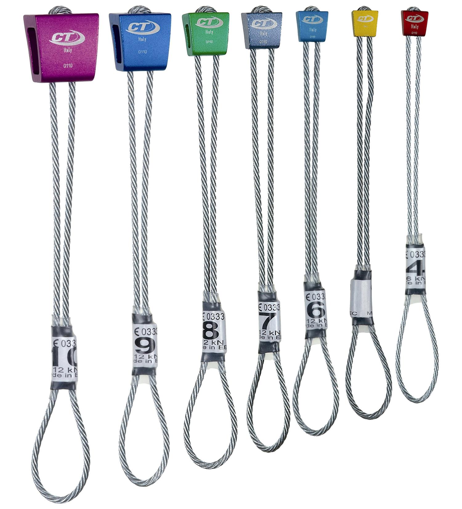 Climbing Technology Carved Chocks Set 4-10 Mobile Safety Devices Kl Grey 0