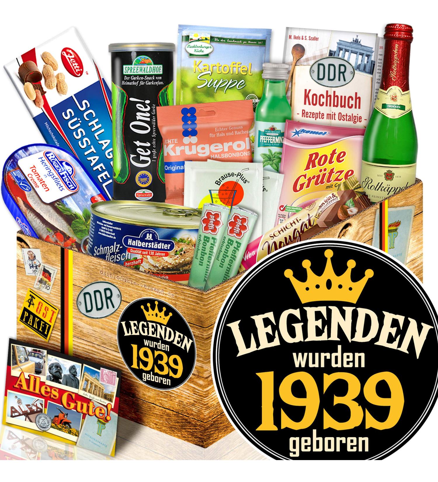 Legends 1939 DDR Specialties Gift Box | Unique Birthday Gifts for Men | International Shipping - Buy Online on GoSupps.com