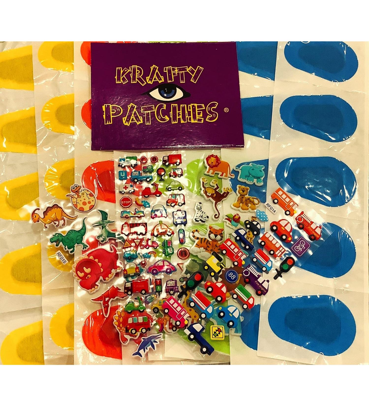 Buy USA Regular Size 70 Patches & 1 Bag Foam Stickers for Kids Ages 4+ | International Shipping Available - Buy Online on GoSupps.com