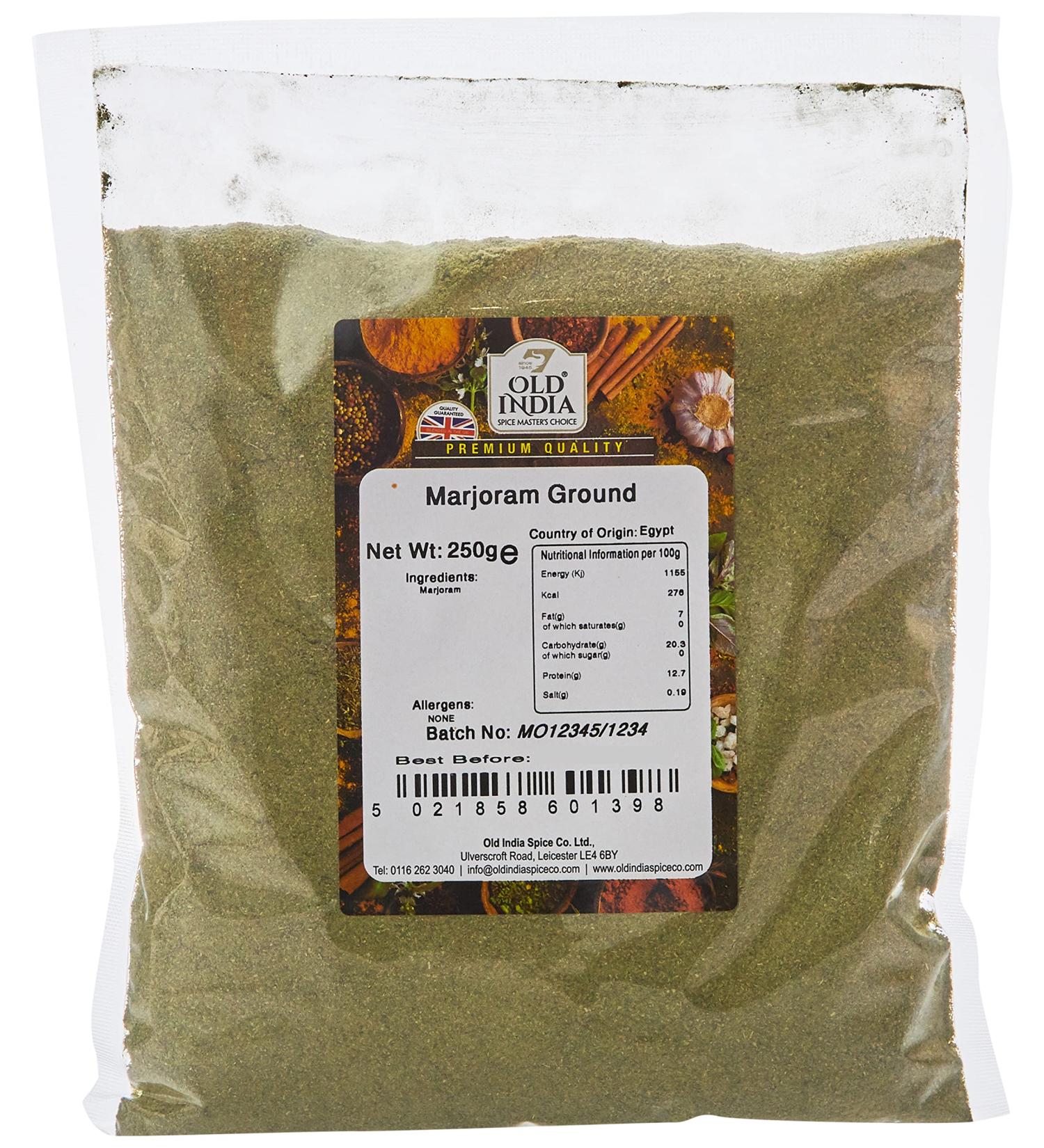 Old India Marjoram Ground 250g - Authentic Spice for Culinary Delights - Buy Online on GoSupps.com