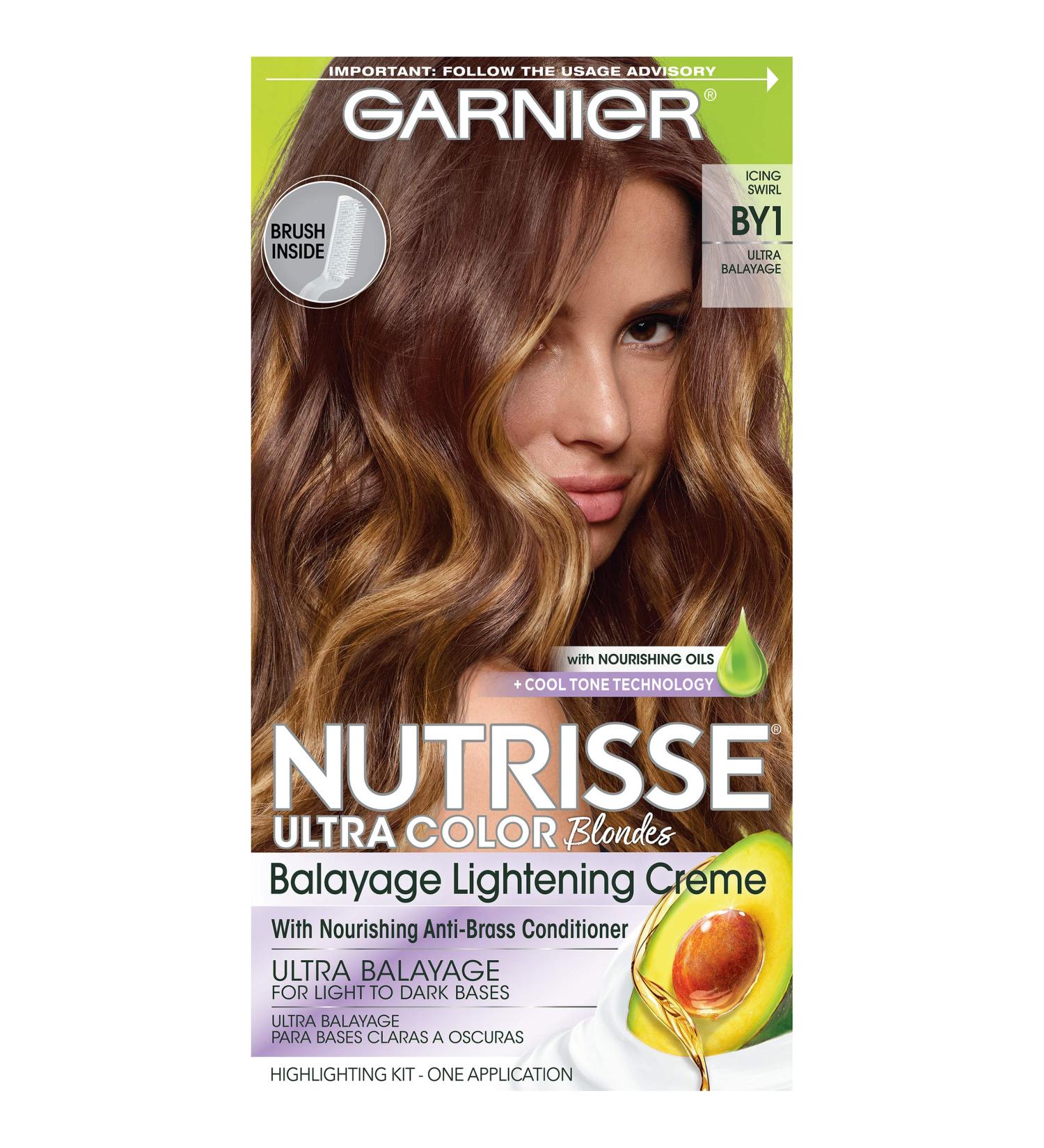 Garnier Nutrisse Ultra Color BY1 Ultra Balayage Blonde Permanent Hair Dye - 1 Count - Buy Online on GoSupps.com