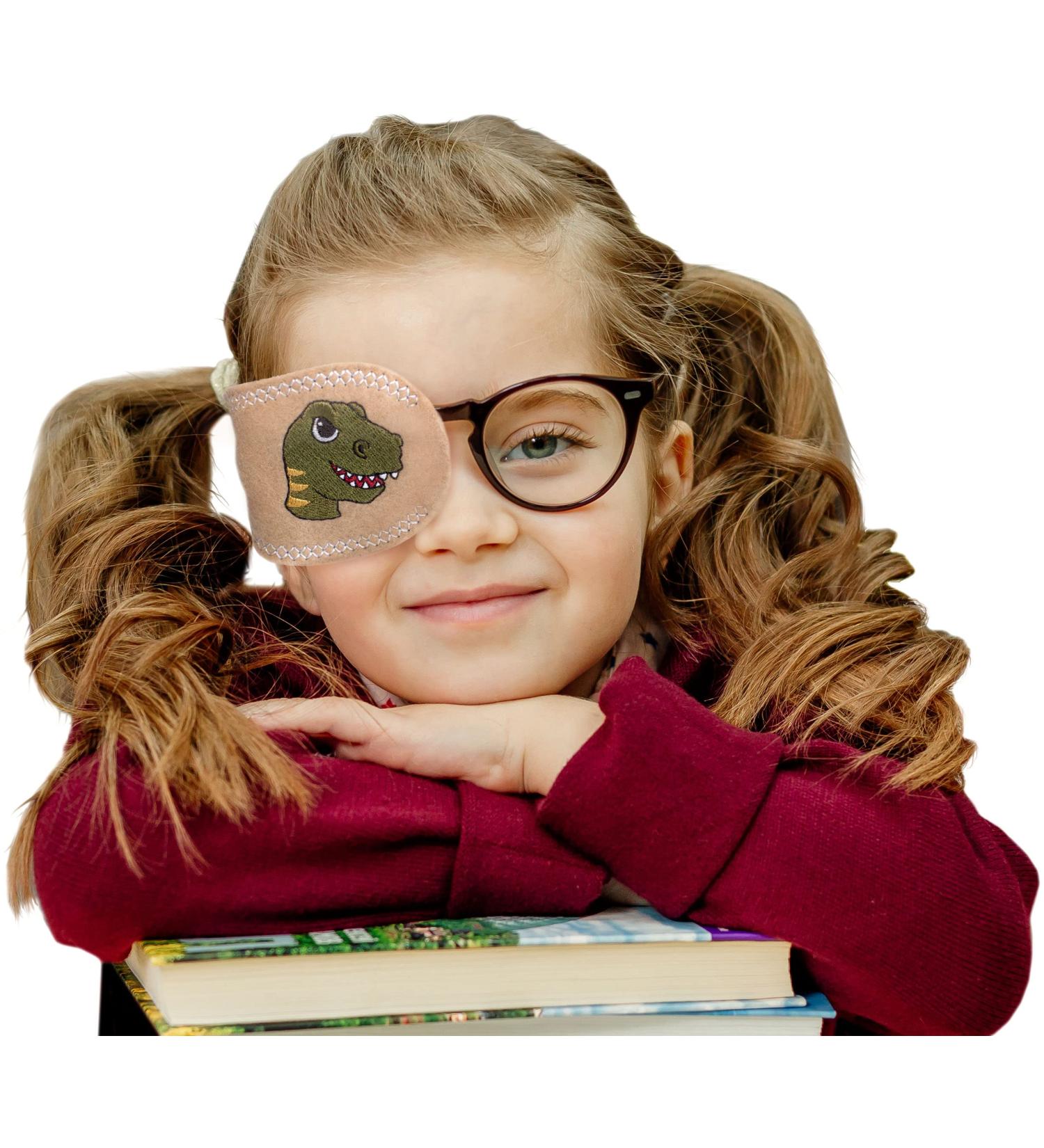 Buy Dinosaur Eye Patch for Kids - Right Eye Coverage | Fun & Comfortable Children's Eye Patches International Shipping Available - Buy Online on GoSupps.com