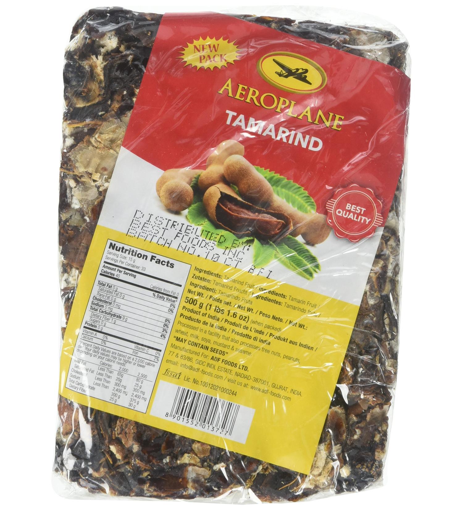Aeroplane Tamarind (Imli) 500g - Premium Quality Tamarind Pods - Buy Online on GoSupps.com