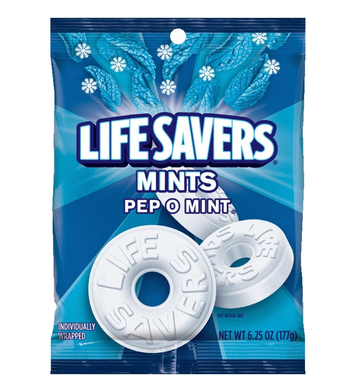 Life Savers Pep O Mint Candy Bag| 6.25 Ounce - Buy Online on GoSupps.com