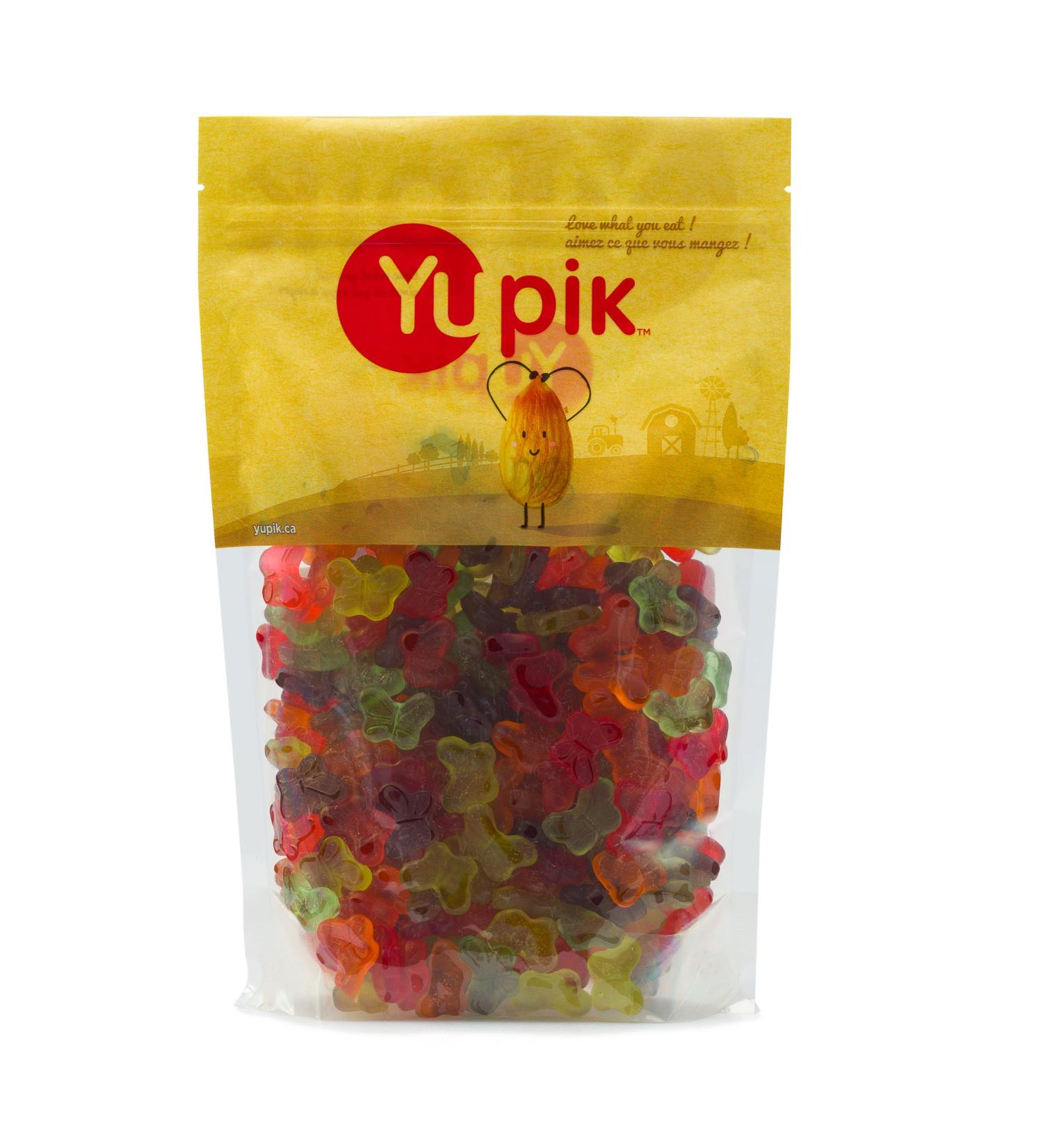 Yupik Mini Gummy Butterflies 1 kg 6 Count Assorted Fruit Flavors Soft & Chewy Colorful Gummies Fun Treat Sweet Candy Delicious Snack Ideal for Gifting Holidays & Baking 6 kg - Buy Online on GoSupps.com