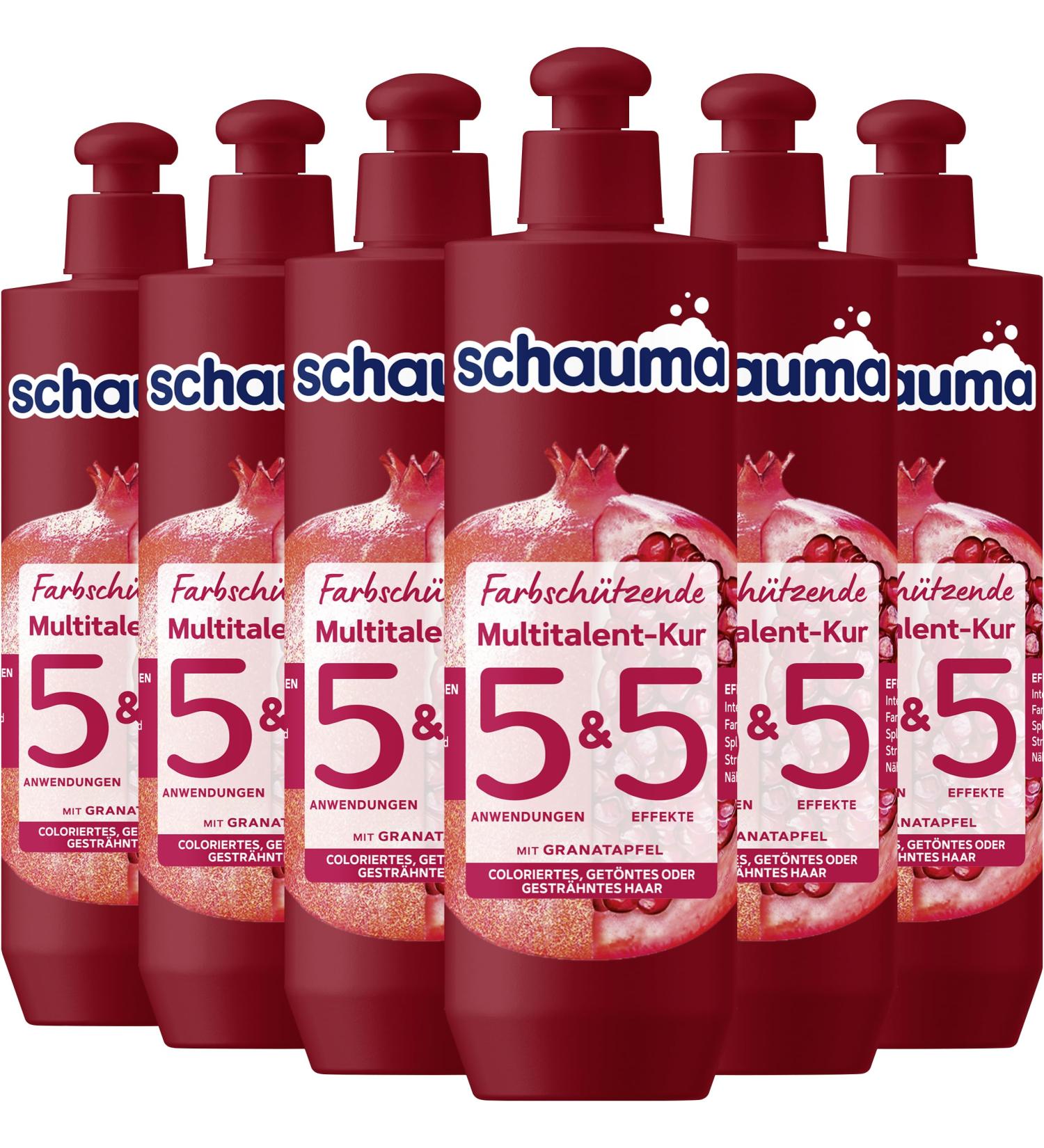  Schauma SCHAUMA 6 x 300 ml Multi-Talent Treatment for Coloured Dyed or Highlighted Hair - Buy Online on GoSupps.com