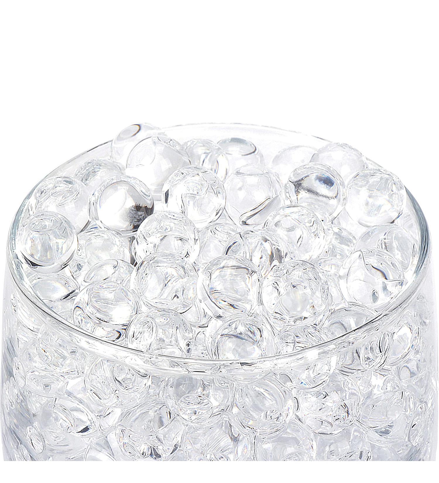 BYMORE 60000 Clear Water Gel Jelly Beads Vase Fillers for Candle Making  Wedding Centerpiece  Thanksgiving Day Christmas New Year Decoration Floral Arrangement (Transparent) Transparent-60000 - Buy Online on GoSupps.com