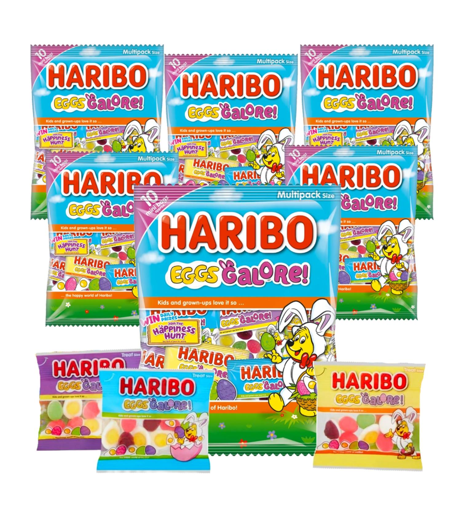 Easter Egg Gummy Sweets Multipack - Pack of 6 x 160g Fried Egg & Mini Eggs Fruit Flavour Gums with Soft Foam. Pick n Mix Sweets Bags for Easter Egg Hunt Easter Gifts for Kids with Topline Card - Buy Online on GoSupps.com