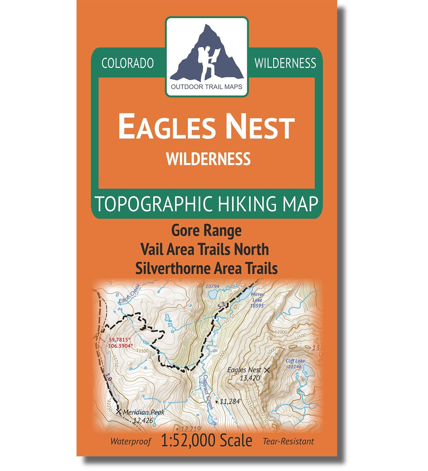 Outdoor Trail Maps LLC Eagles Nest Wilderness - Colorado Topographic Hiking Map - 2018 | Explore the Wilderness in Detail - Buy Online on GoSupps.com