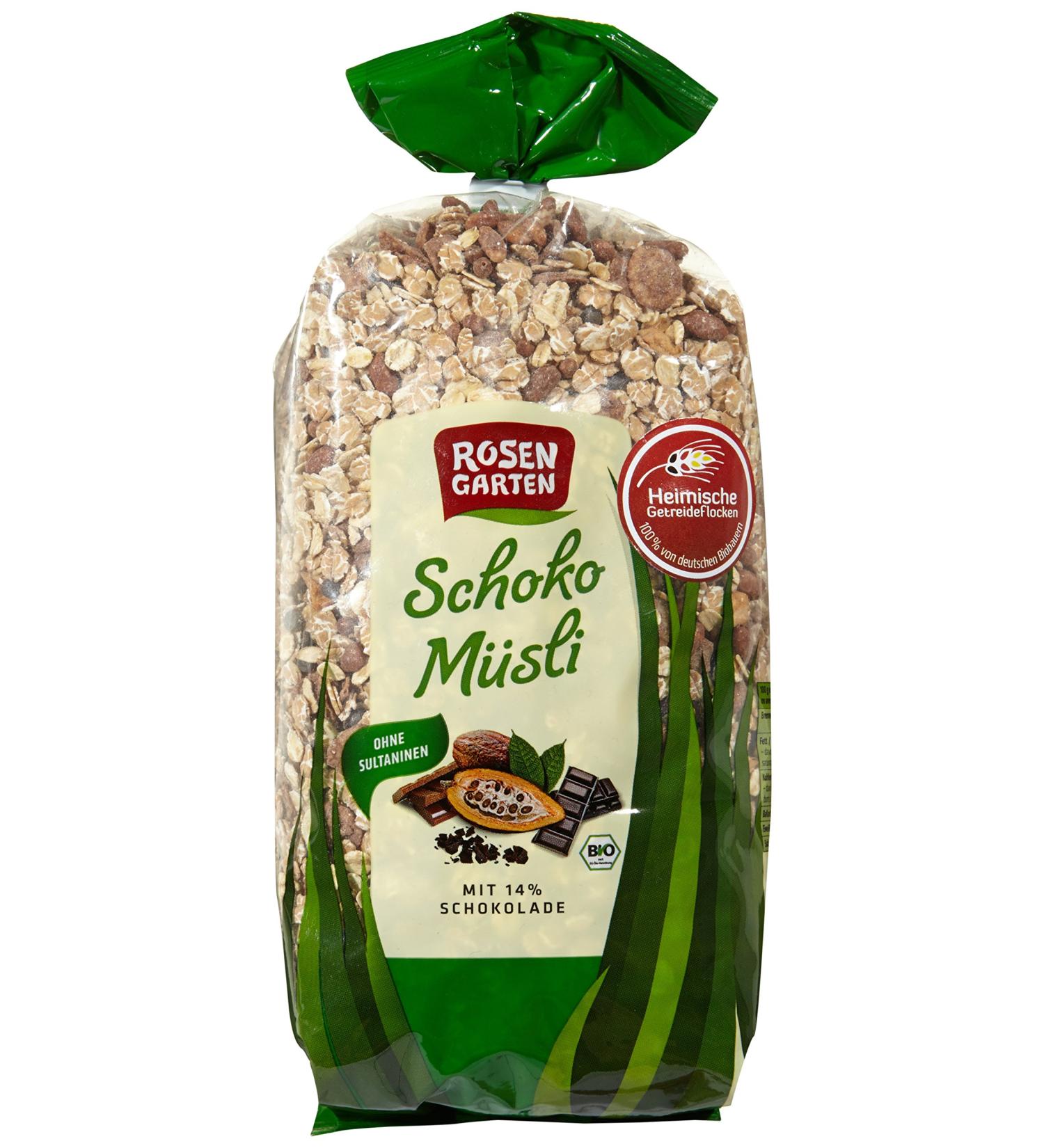  Rosengarten Rosengarten Chocolate Muesli Set of 3 (3 x 750 g) - Buy Online on GoSupps.com