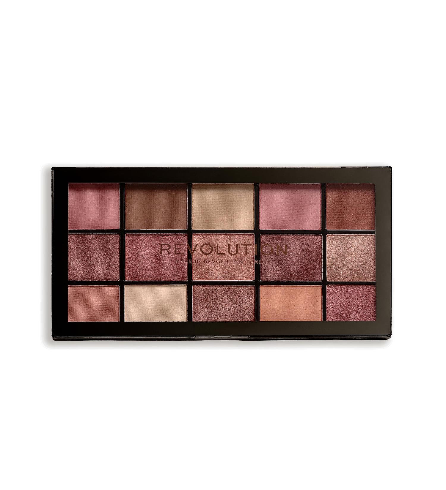 Makeup revolution reloaded eyeshadow palette highly pigmented provocative 15 colors matt and shimmering 16.5g provocative provocative