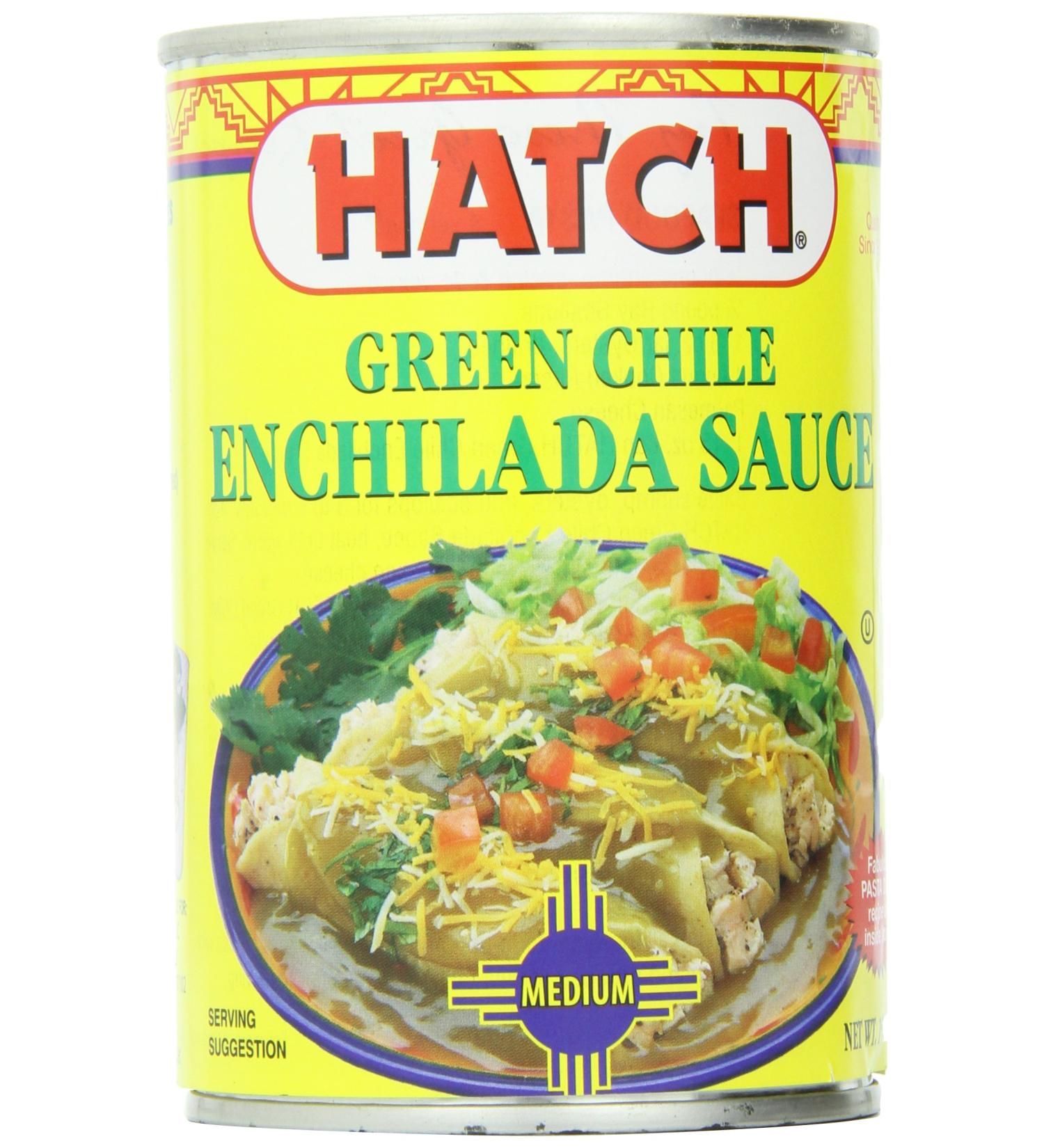 Hatch Green Chile Enchilada Sauce - Medium Heat - 15 oz (Pack of 12) - Buy Online on GoSupps.com