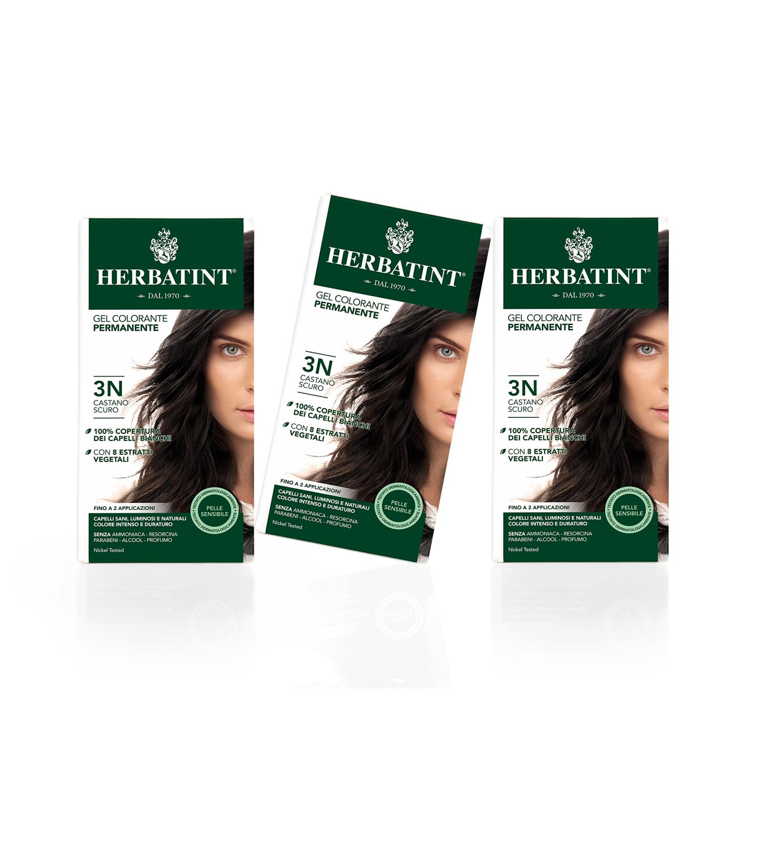 Herbatint Hair Color Gel 3N Dark Chestnut Brown | 3x150ml | International Shipping Available - Buy Online on GoSupps.com