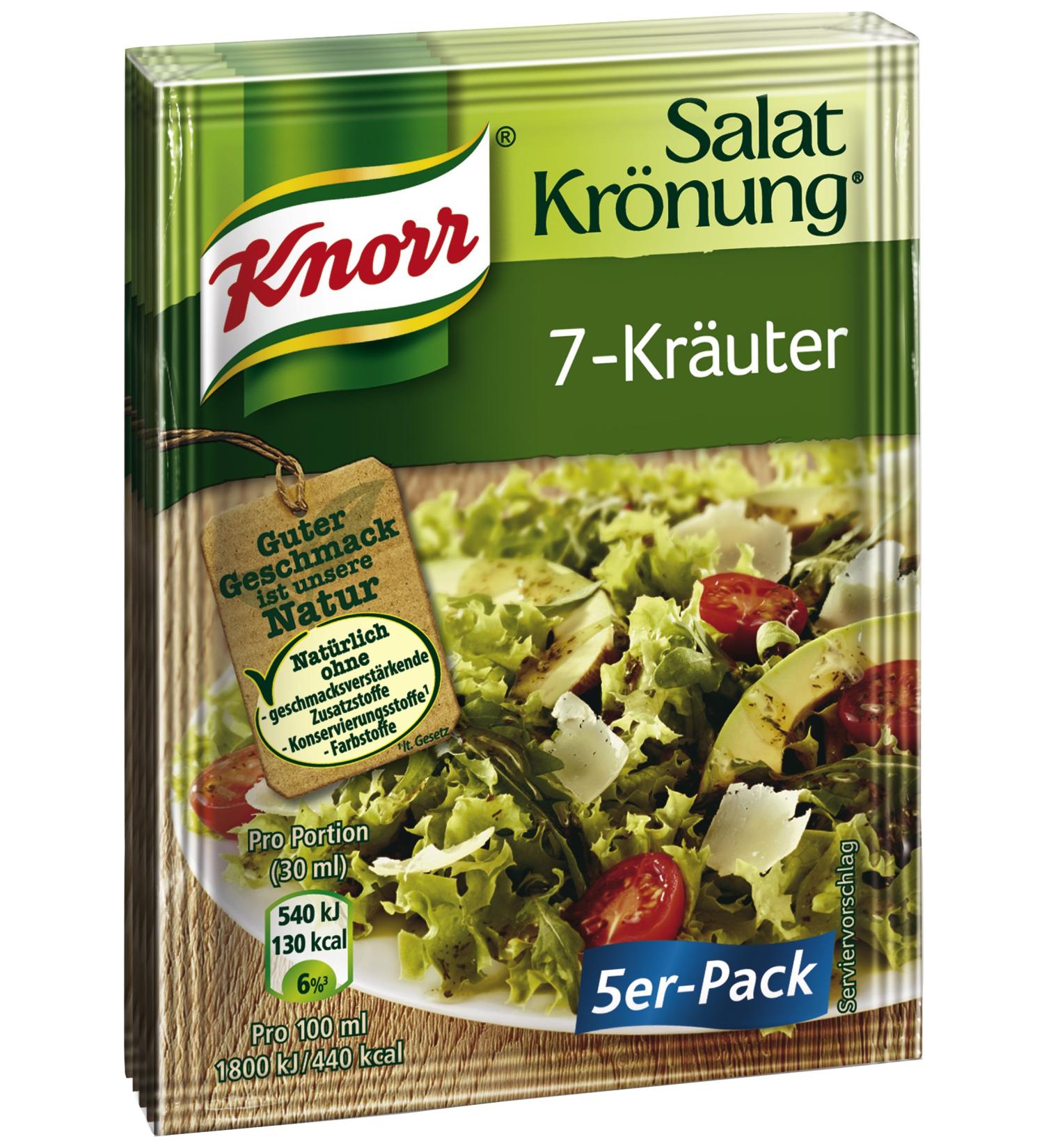 Knorr Knorr 5 x 7 Herb Salad Dressing 5 x 450ml