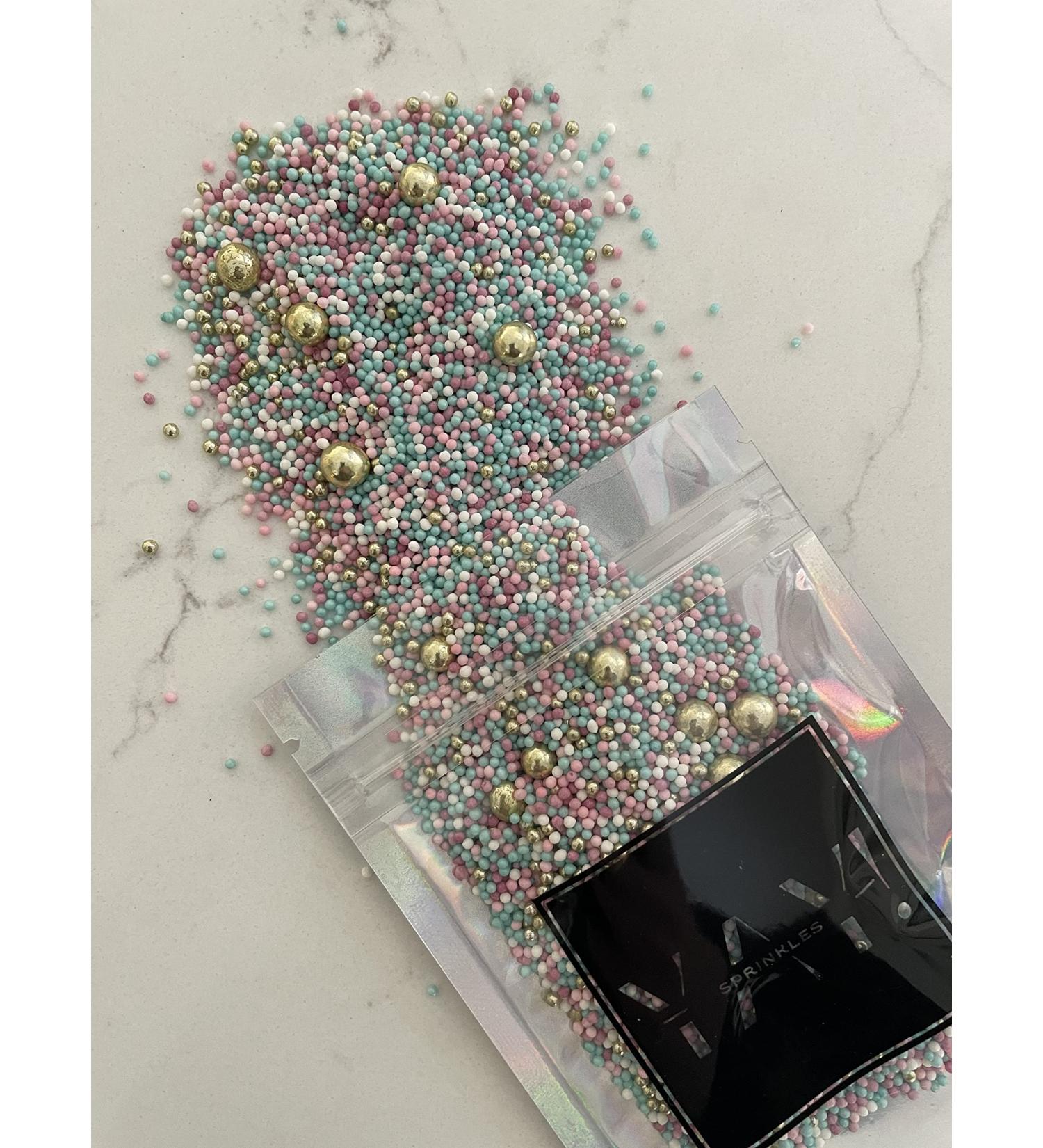 Edible Aqua Berry Dreams Cake Sprinkles Luxury Mix 45g Cupcake Cake Decoration Gold Sprinkles Cake Sprinkles Mix Gold Sprinkles Green Sprinkles Torquise White Berry Pink Sprinkles