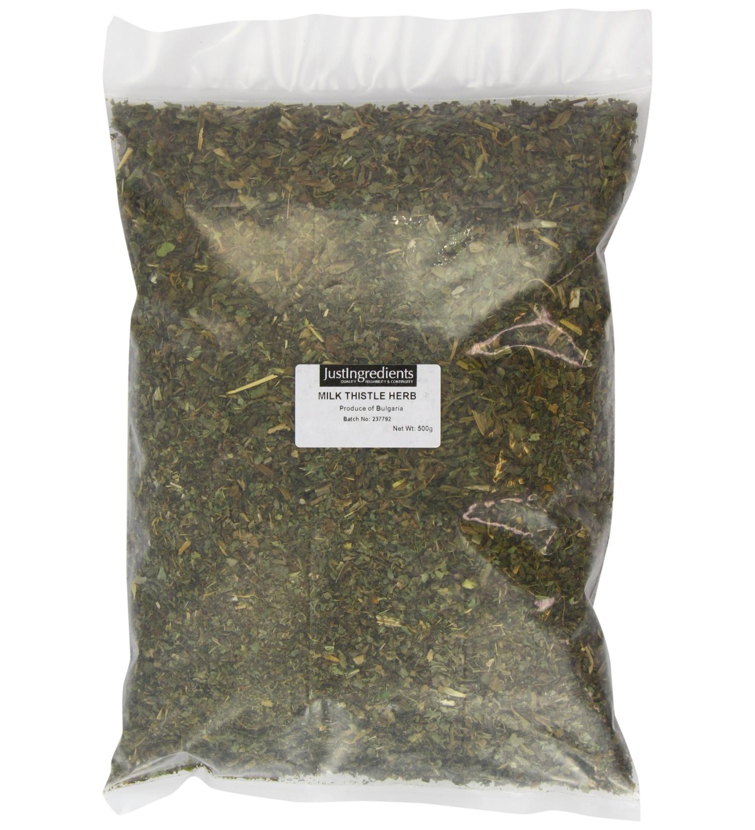 JustIngredients Essential Milk Thistle 500 g - Buy Online on GoSupps.com