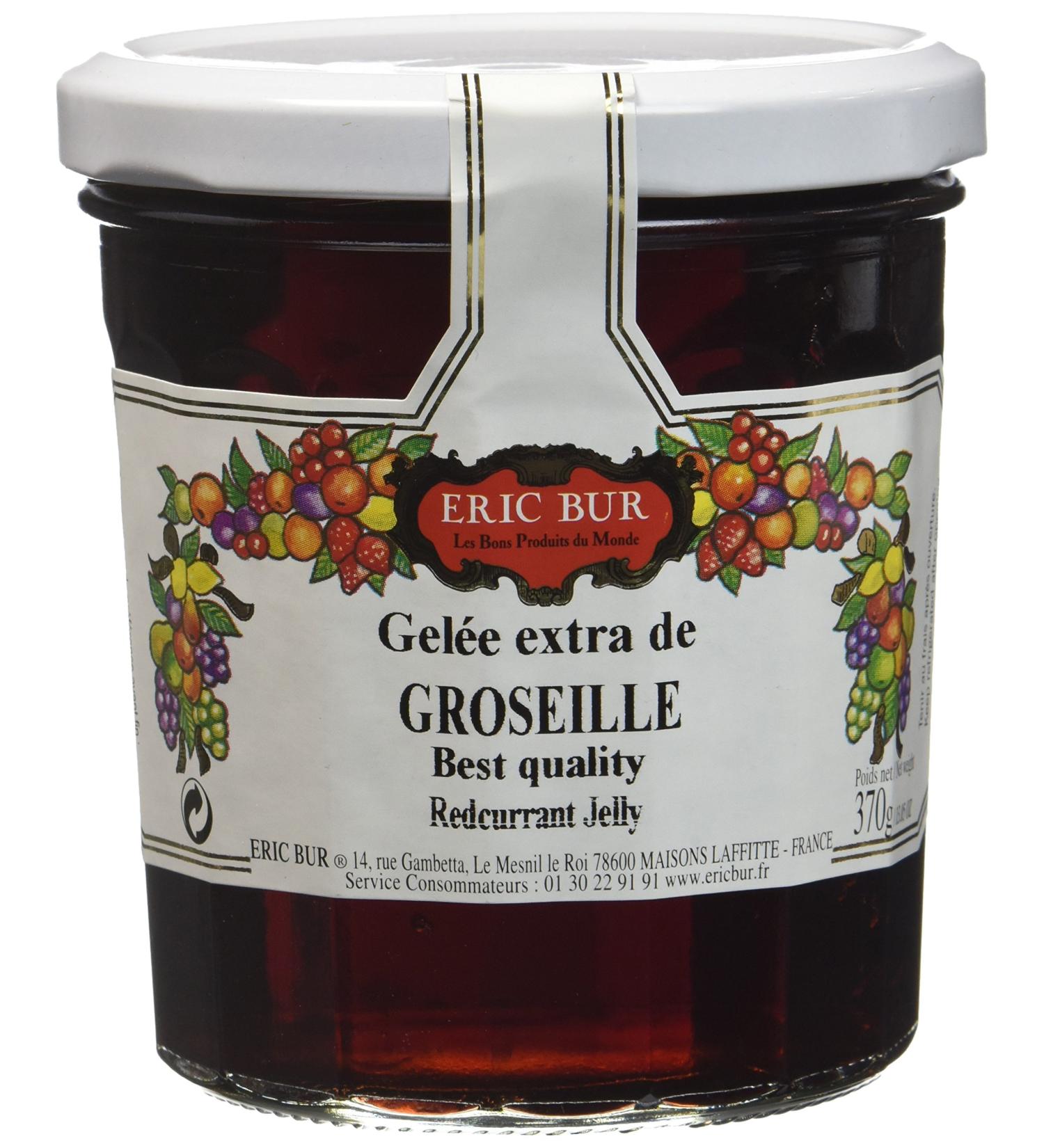 ERIC BUR Extra Gooseberry Jelly 370 g - Pack of 3 - Buy Online on GoSupps.com