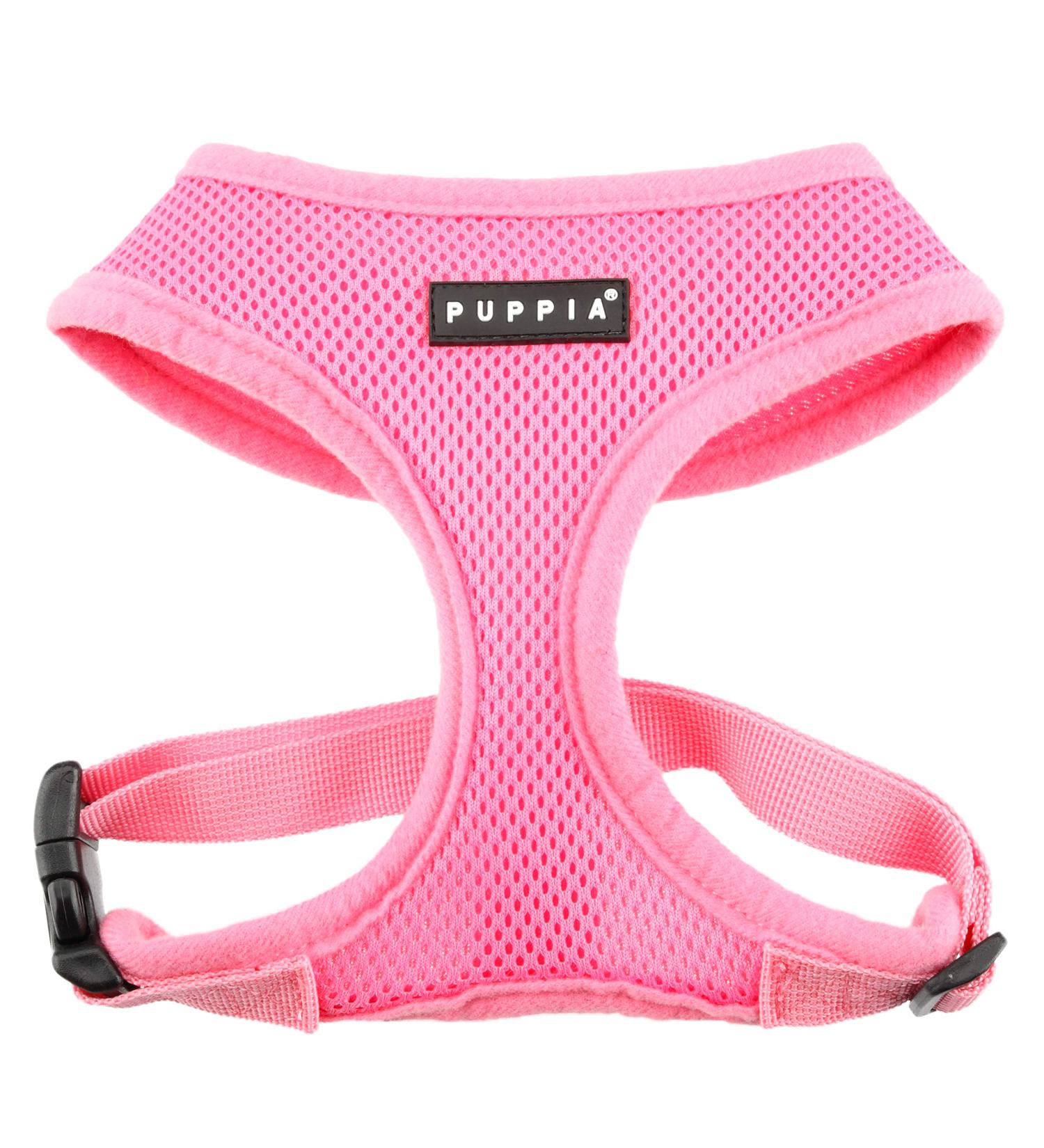 Puppia Dog Harness for Small & Medium Dogs - Soft & Colorful Dual-Use as Puppy Dish - Atani Train Harness in Pink - Buy Online on GoSupps.com