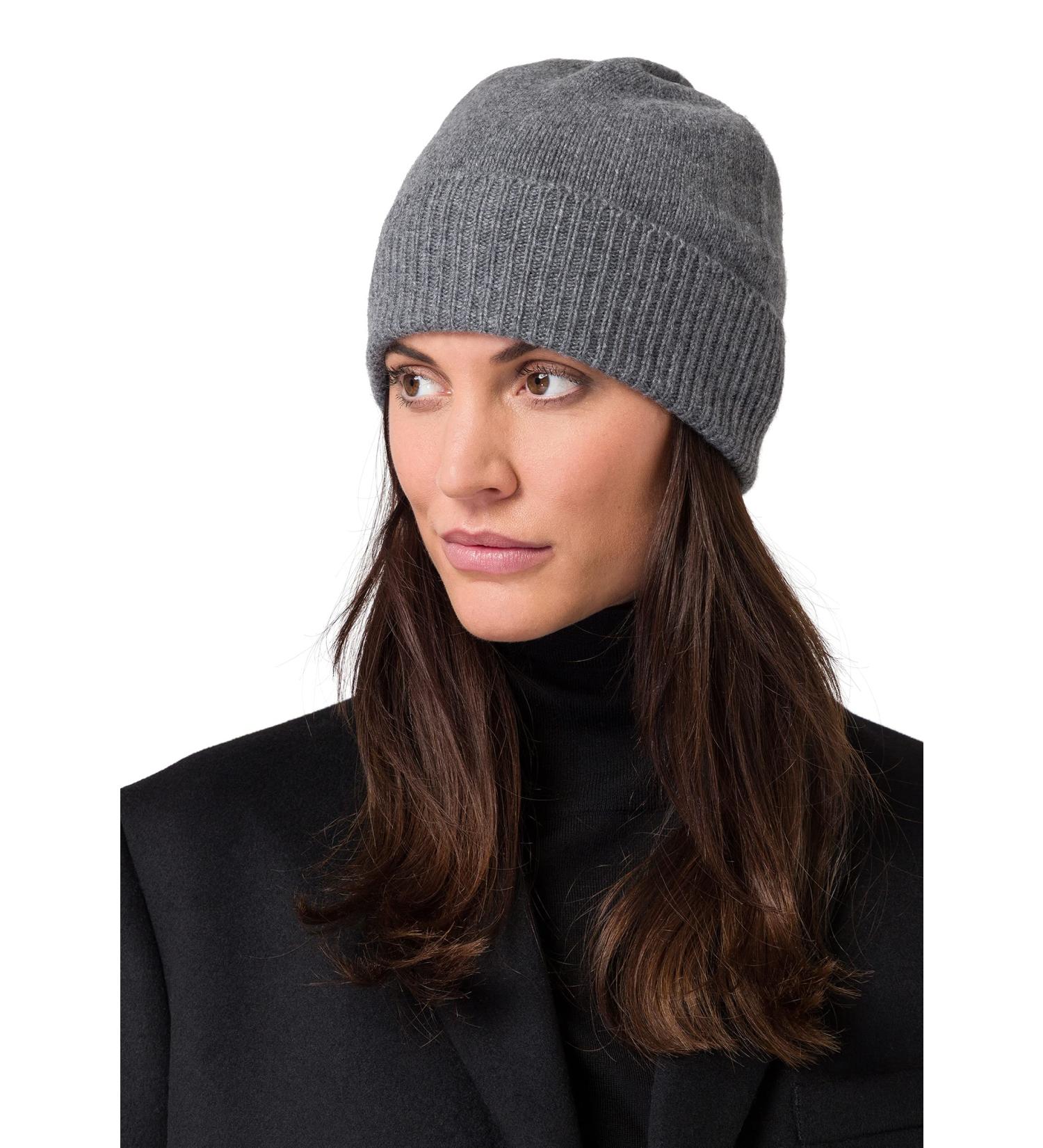Shop Style and Republic 100% Cashmere Beanie for Women - Cozy Stylish Autumn & Winter Must-Have in Gray - Buy Online on GoSupps.com
