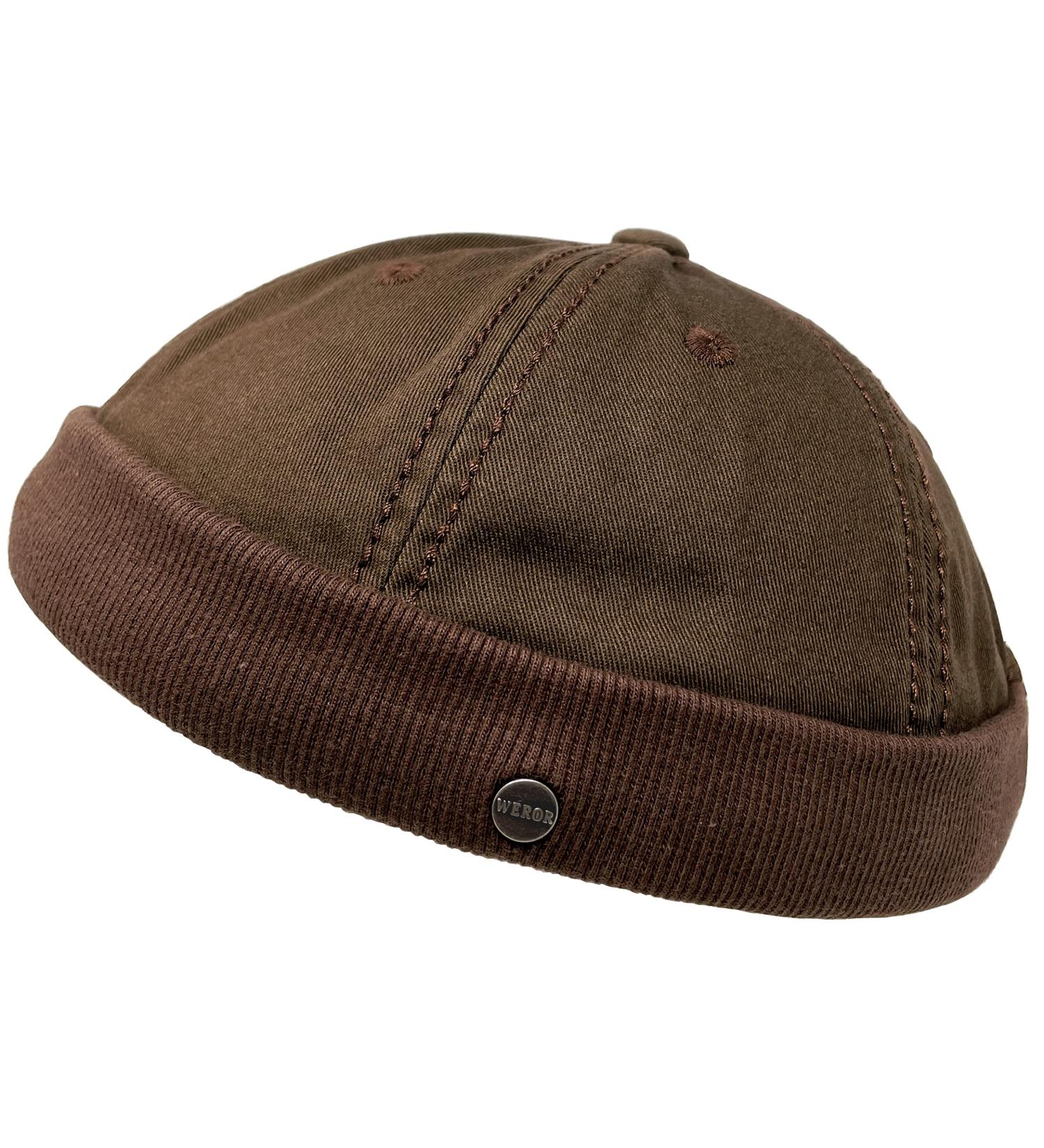WEROR Mens Docker Cap - Fisherman's Harbor Hat | One Size Brown - Stylish & Versatile eCommerce Shipping Worldwide - Buy Online on GoSupps.com