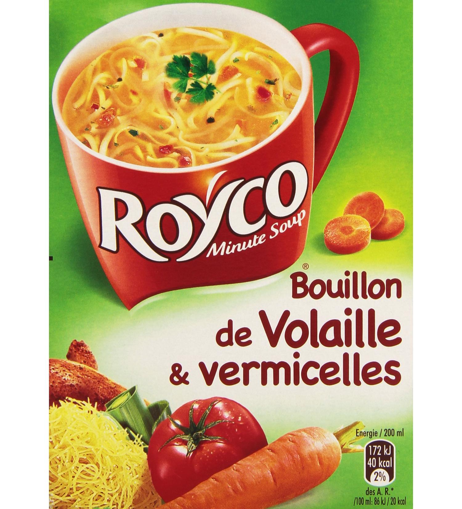 Royco Dehydrated Poultry Broth and Vermicelli 3 x 31.8g sachets - Buy Online on GoSupps.com