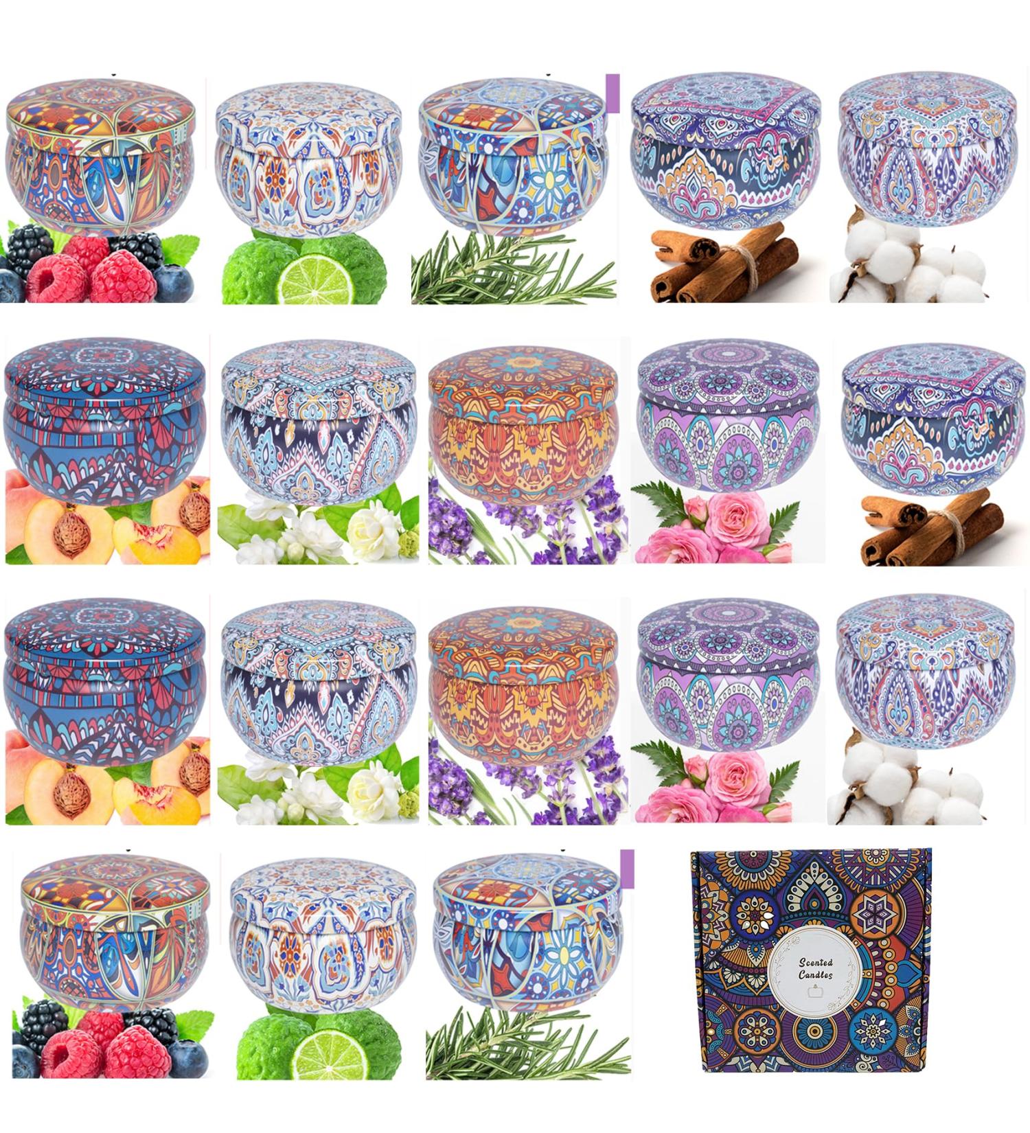 HomeWit 18pc Fragrance Candle Set | Long Burning Gift Set for Women Ideal Birthday & Special Occasion Present - Buy Online on GoSupps.com