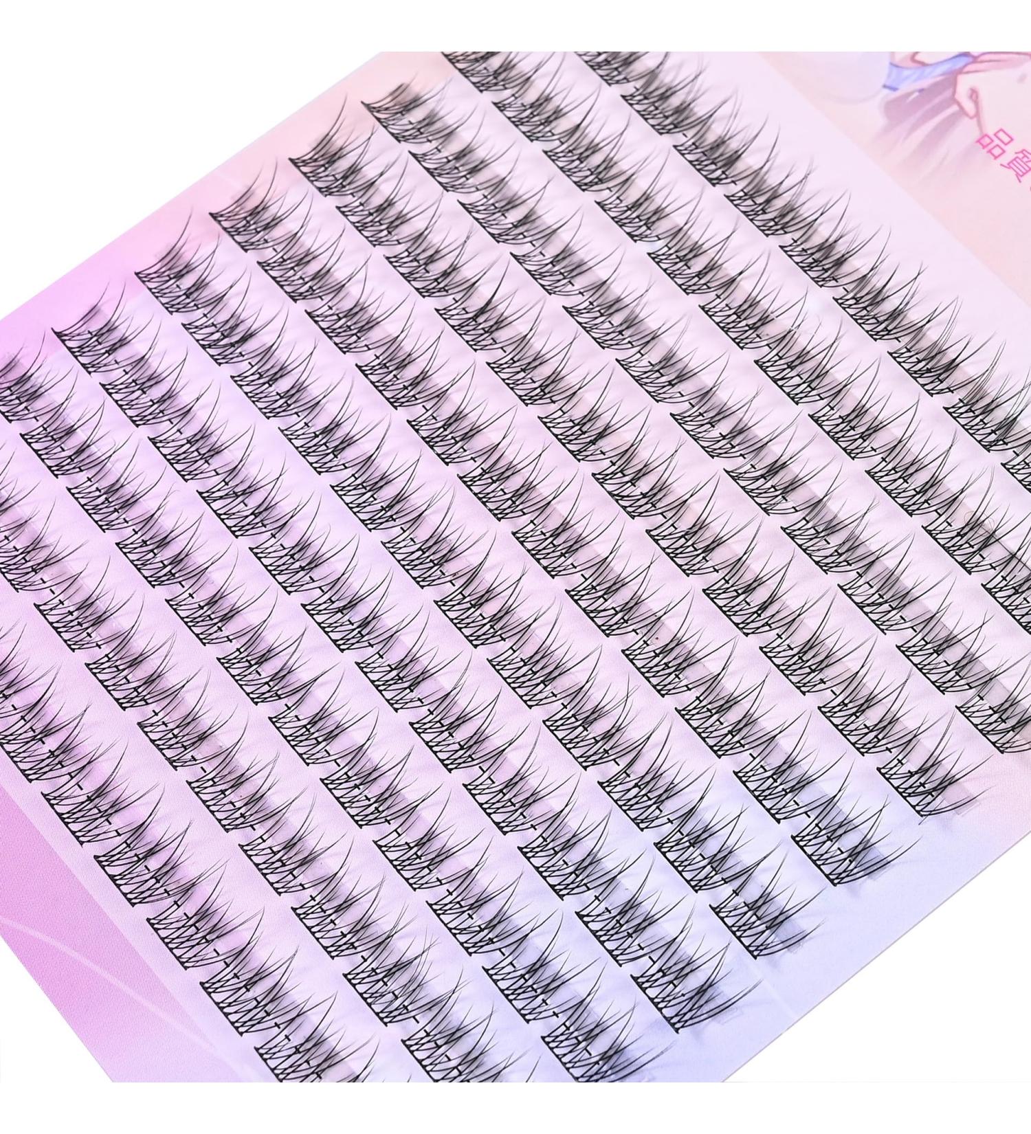 DIY Cluster Lash Extensions - Natural Look Faux Mink Individual Eyelashes (FST-12MM) - Shop Internationally - Buy Online on GoSupps.com