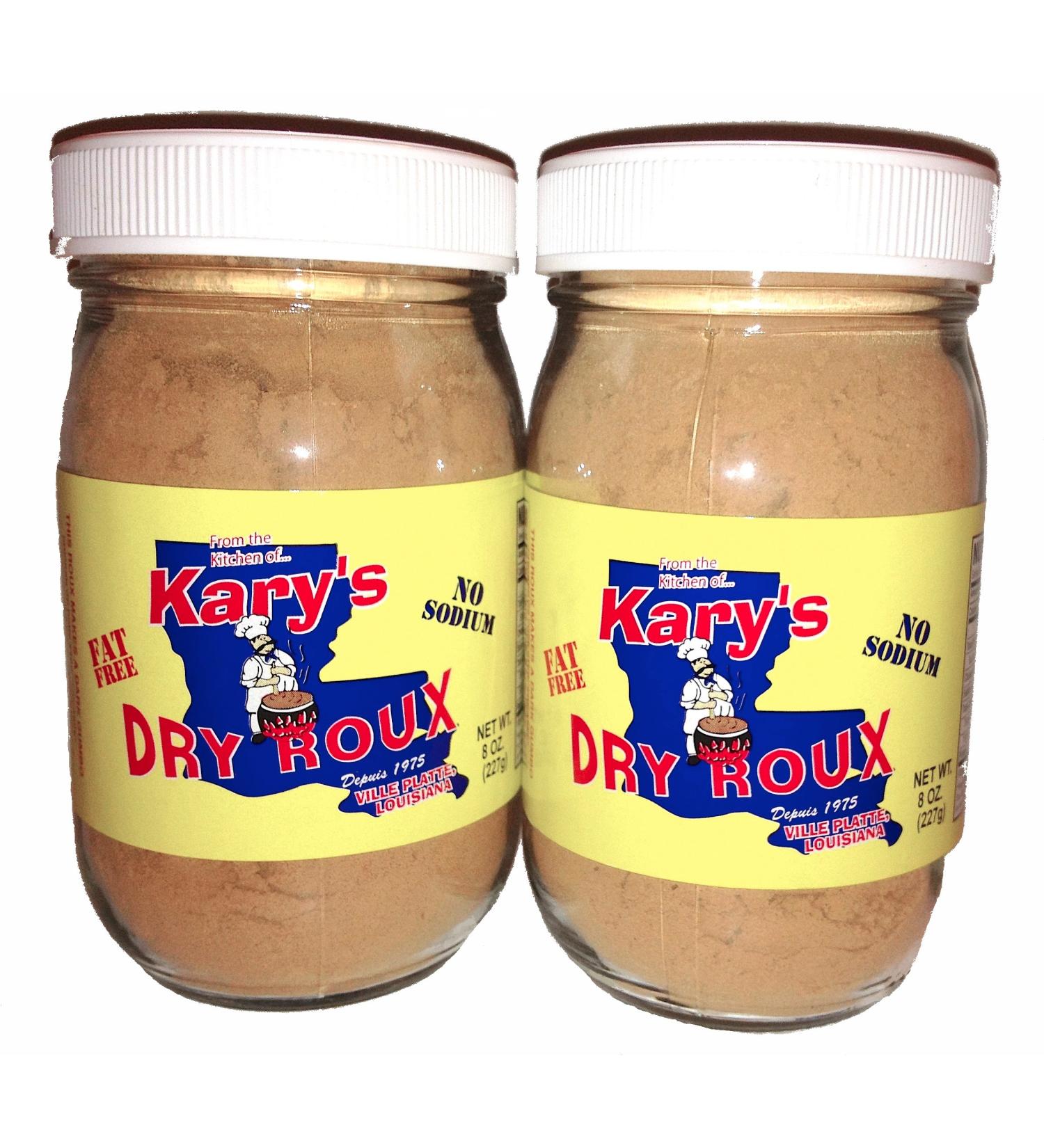 Kary's Fat-Free No Sodium Dry Roux 8oz Jar - 2 Pack | Buy Online - Buy Online on GoSupps.com