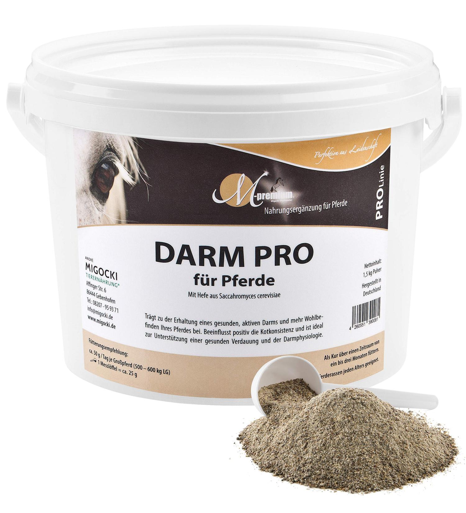 M Premium Intestinal Pro Horse Food Supplement For the Preservation of Healthy Gendarme Powder and More Well-being Active 1.5 kg - Buy Online on GoSupps.com