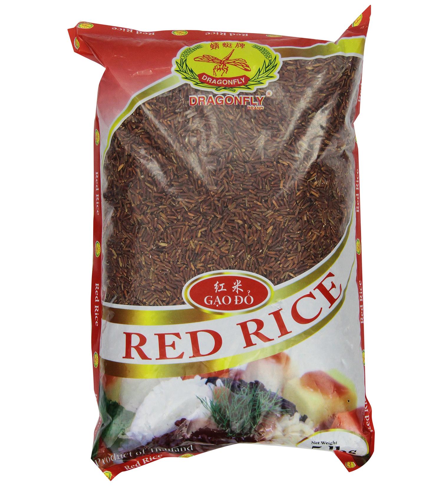 Dragonfly Red Rice 5lb: Premium Quality Whole Grain Superfood - Buy Online on GoSupps.com