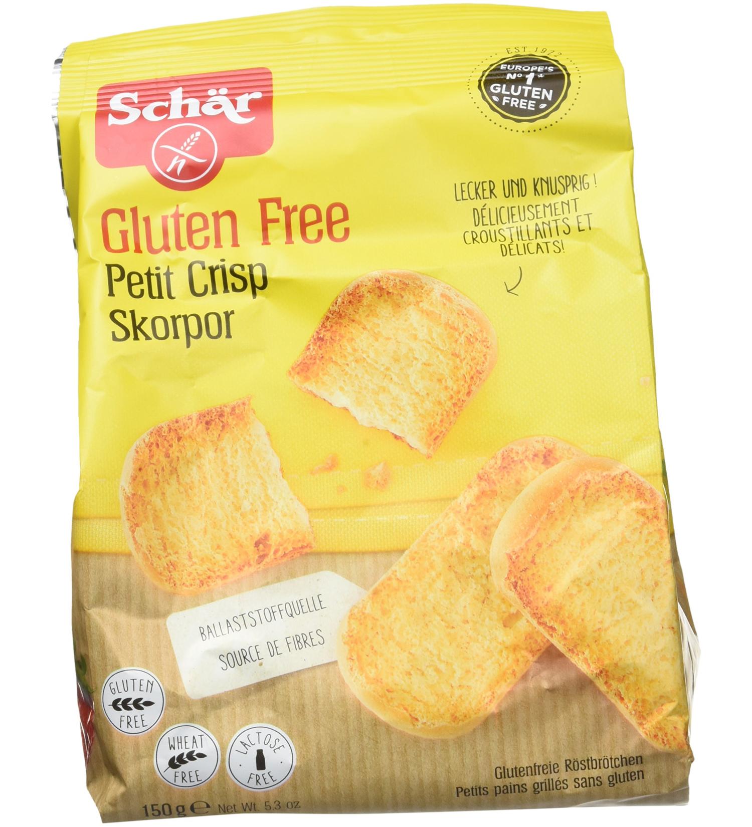 Sharp Petit Crisp Gluten Free Swedish Toasted Buns 150 g - Pack of 3 - Buy Online on GoSupps.com