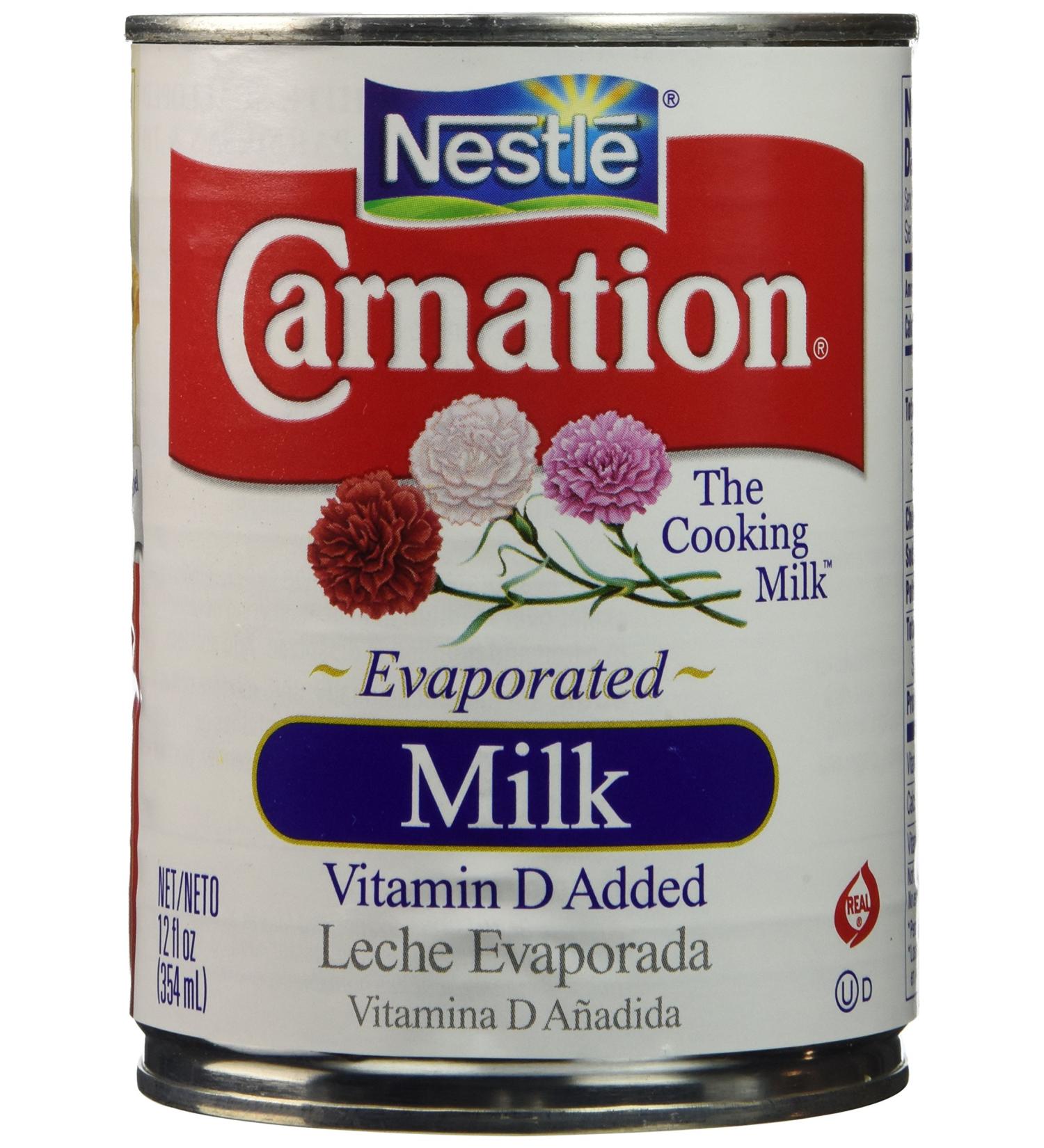 Carnation Evaporated Milk 12 Fl Oz - Pack of 12 | Rich & Creamy Milk Alternative - Buy Online on GoSupps.com