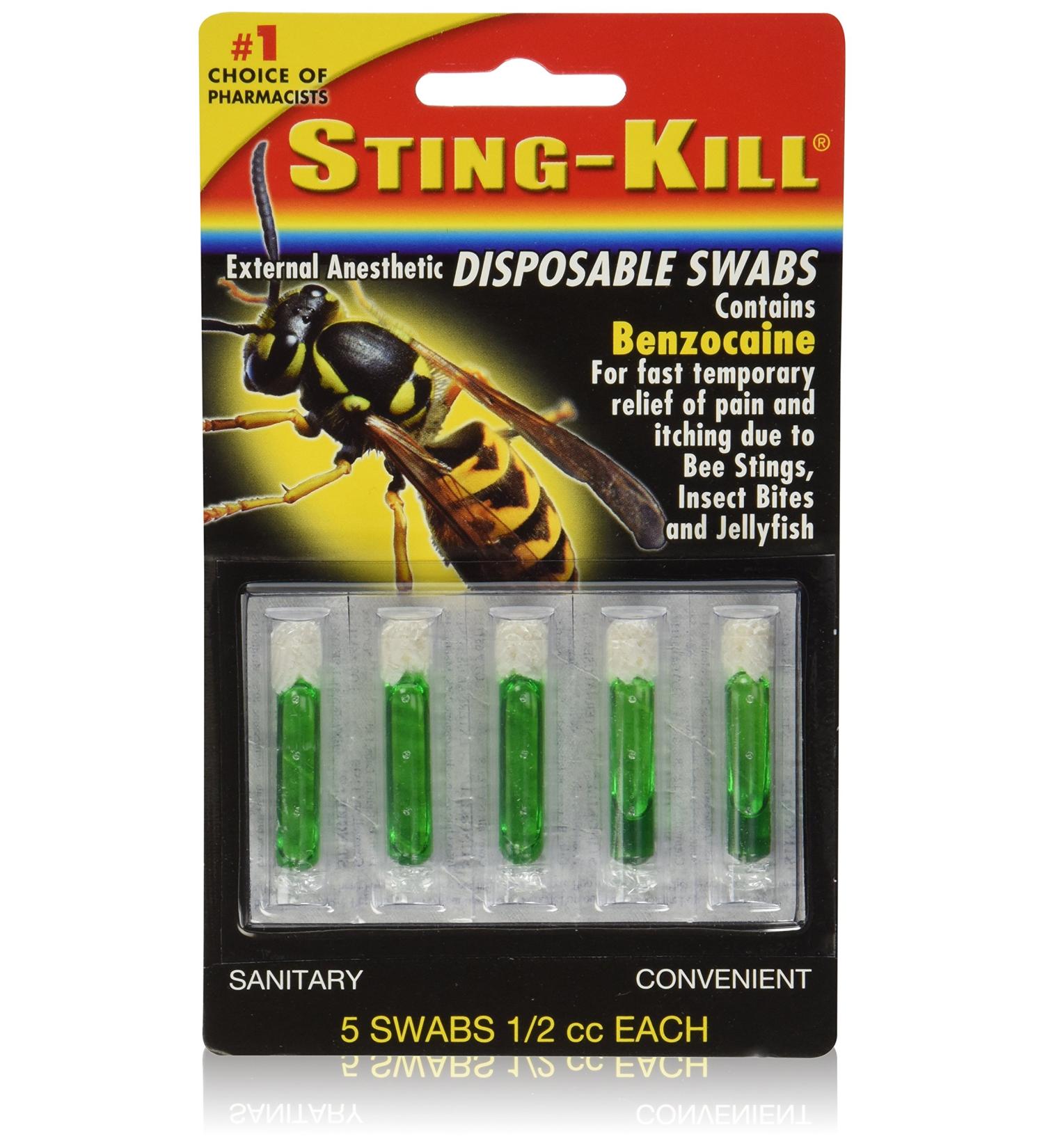 Buy Sting-Kill Disposable Swabs - 5 Ea - Pack of 6 | Fast International Shipping - Buy Online on GoSupps.com