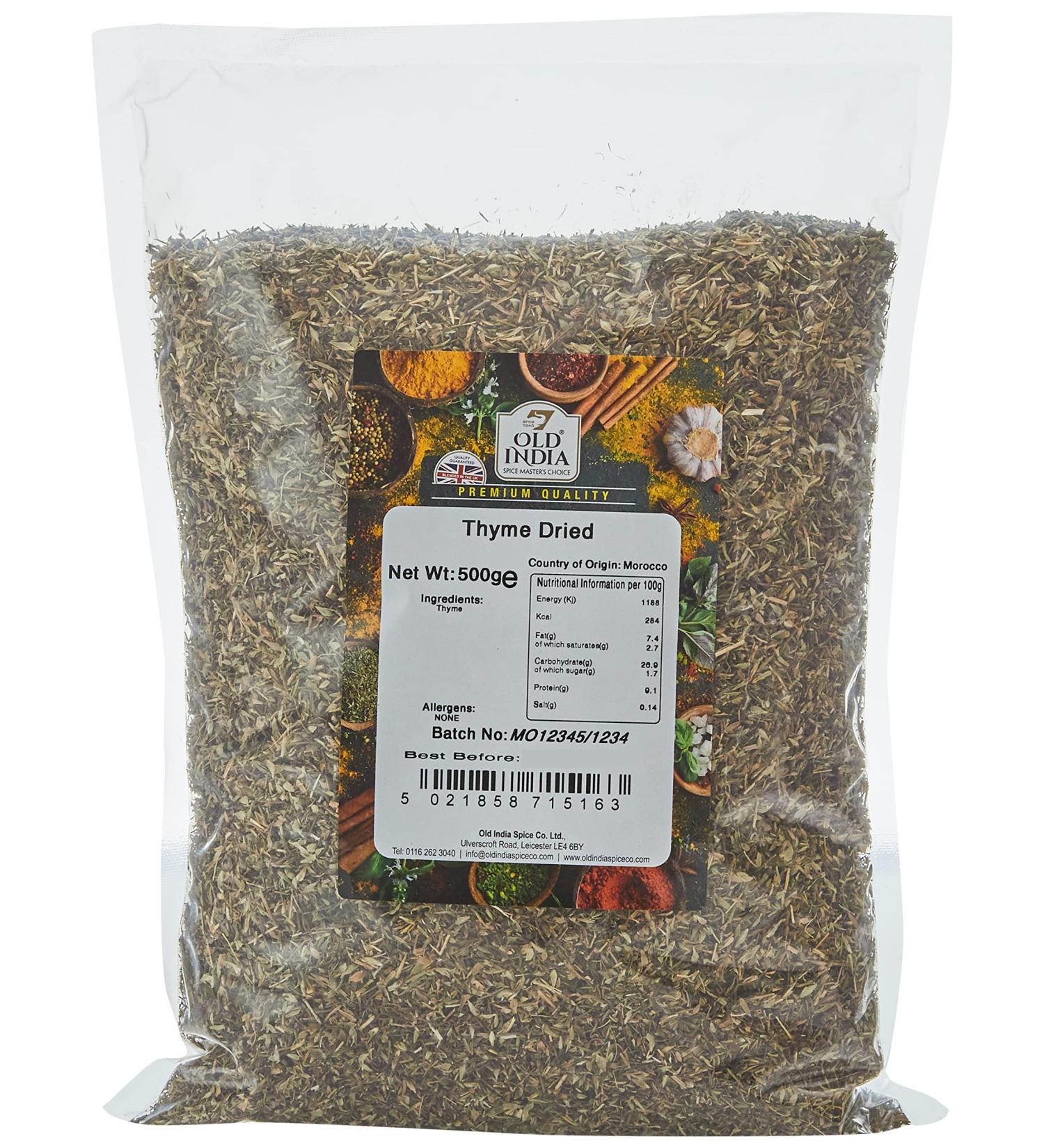 Old India Thyme 500g - Authentic and Aromatic Herb for Culinary Delights - Buy Online on GoSupps.com