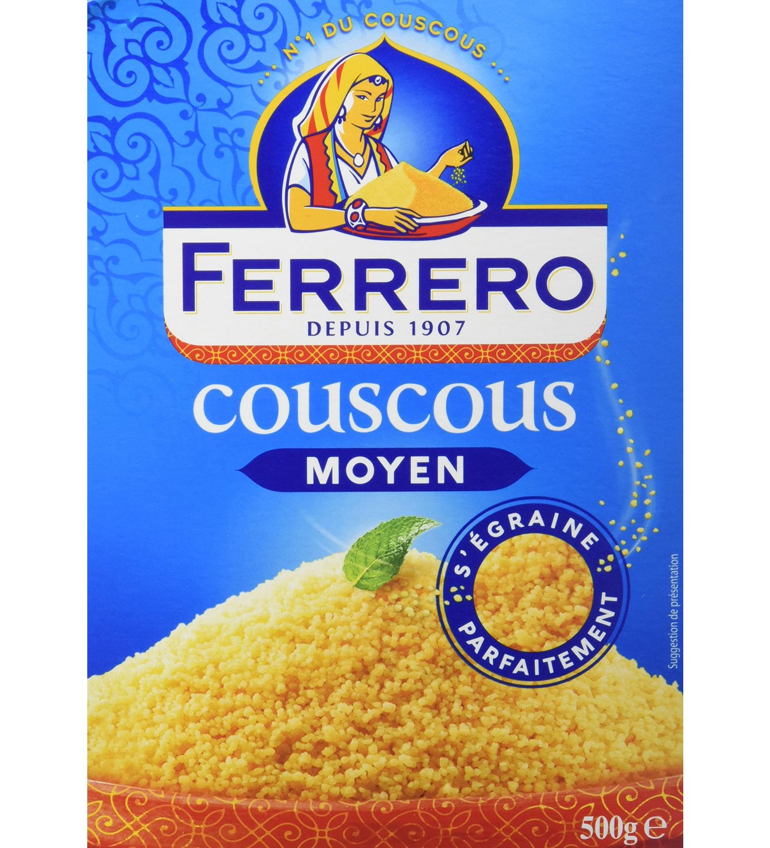 Ferrero Couscous Medium 500 g - Buy Online on GoSupps.com