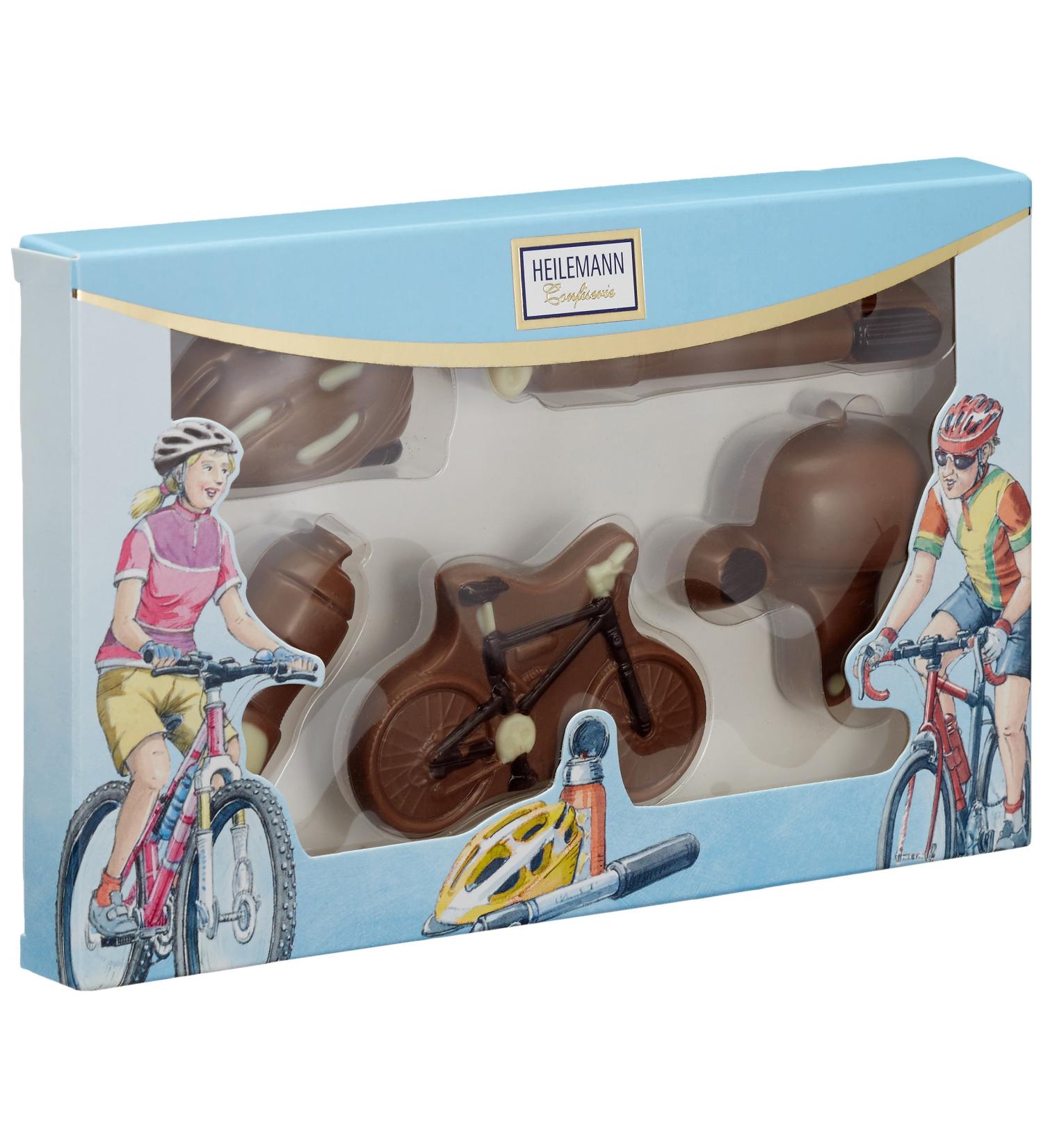 Heilemann Gift Packaging Bicycles Fine Milk Chocolate 100g - Premium International Shipping - Buy Online on GoSupps.com