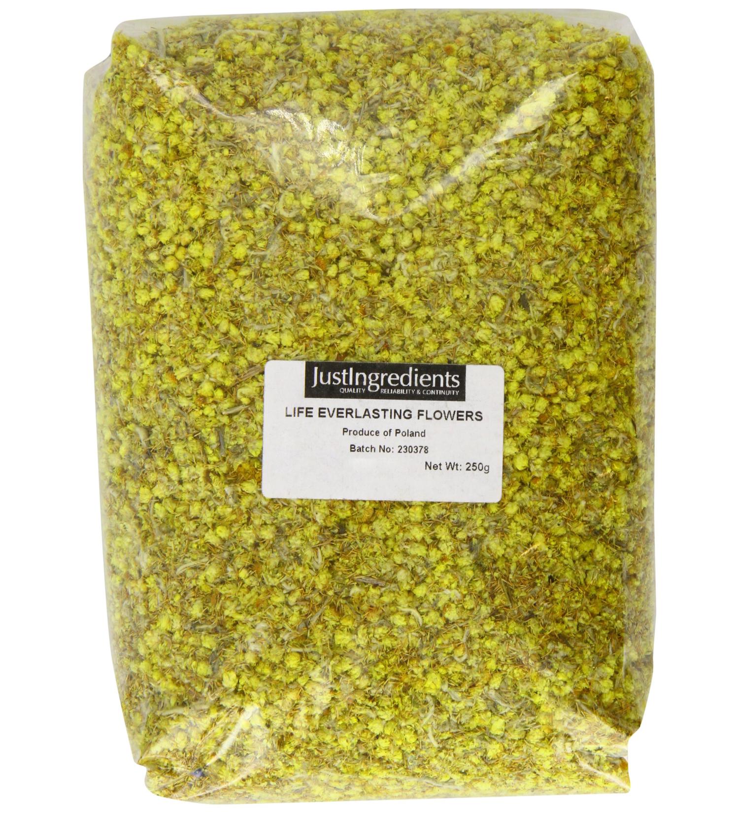 JustIngredients Essential Immortelle 250g - Buy Online on GoSupps.com
