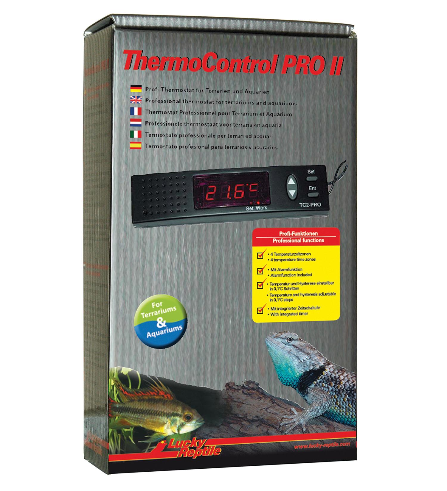 Buy Lucky Reptile CLT060 Thermo Control PRO II - Electronic Thermostat with Timer & Night Reduction | International Shipping - Buy Online on GoSupps.com