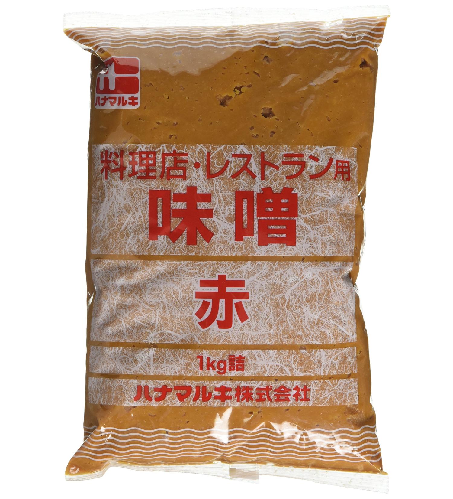 Hanamaruki Ryoriten Aka Miso Paste - 1kg (1000g) | Premium Quality Japanese Red Miso - Buy Online on GoSupps.com