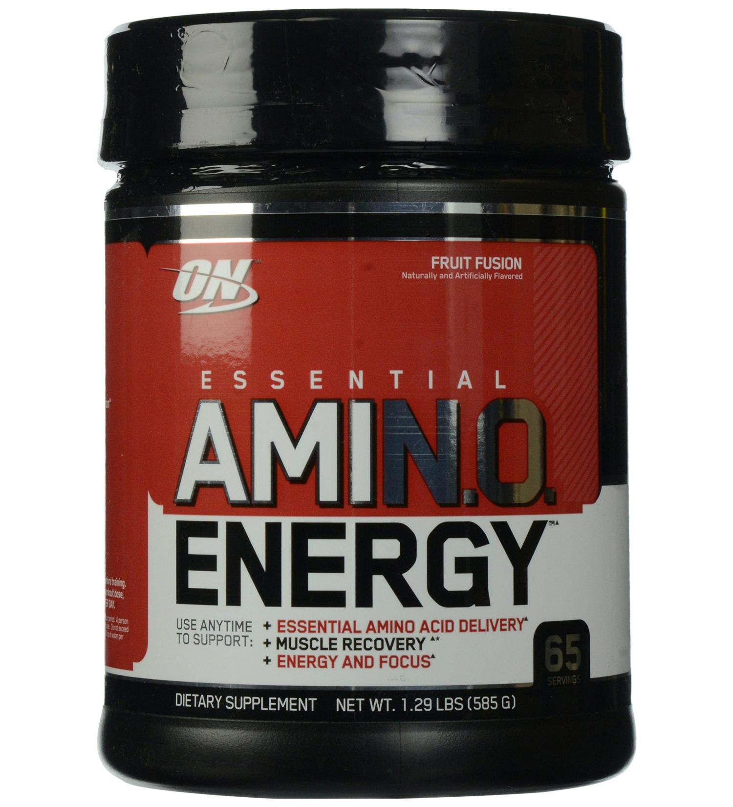 Optimum Nutrition Essential Amino Energy with Green Tea and Green Coffee Extract Flavor: Fruit Fusion 65 Servings