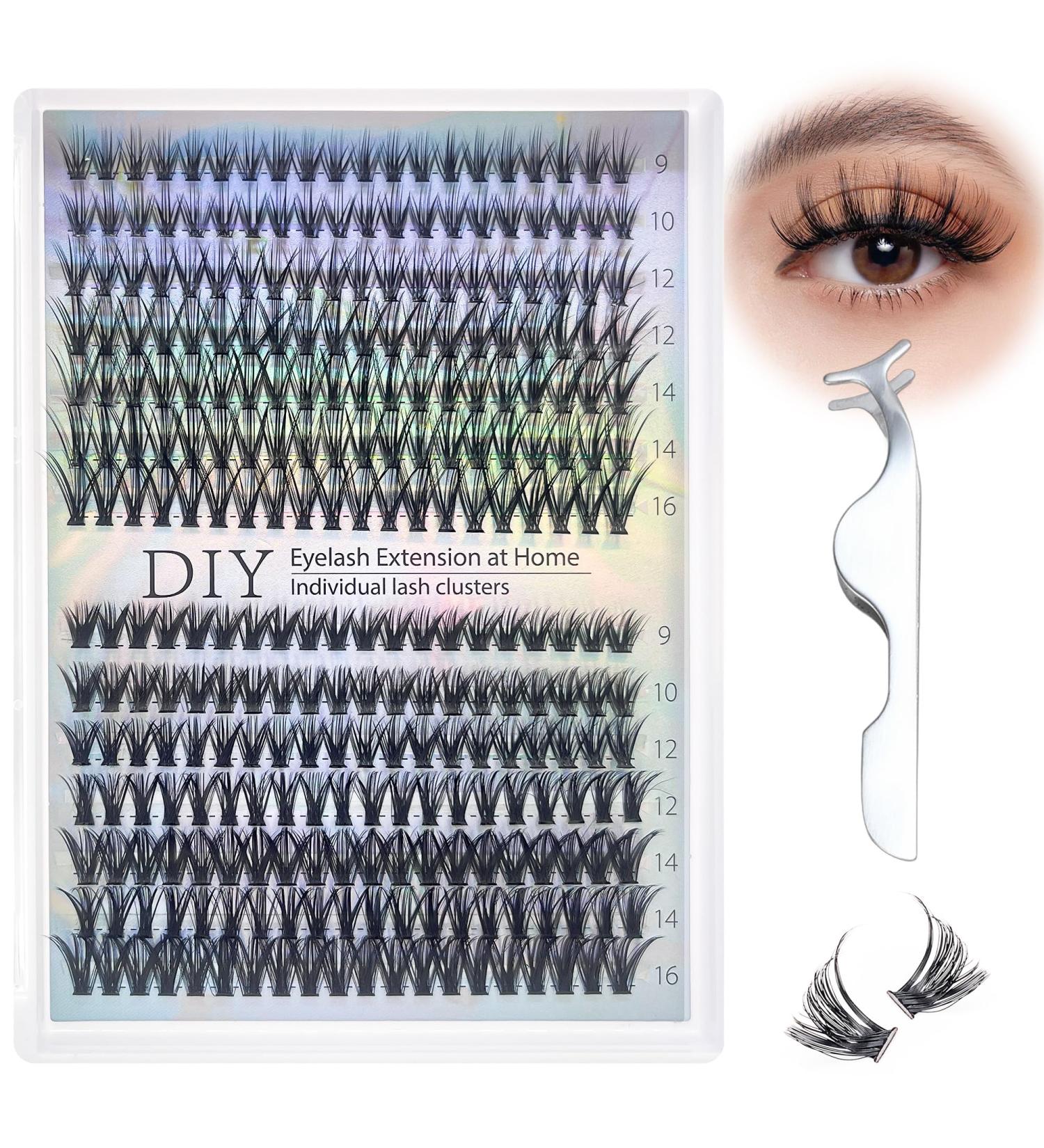 DIY Wispy Faux Mink Lash Clusters - 280PCS Natural Individual Lash Extensions for Home Use - Buy Online on GoSupps.com