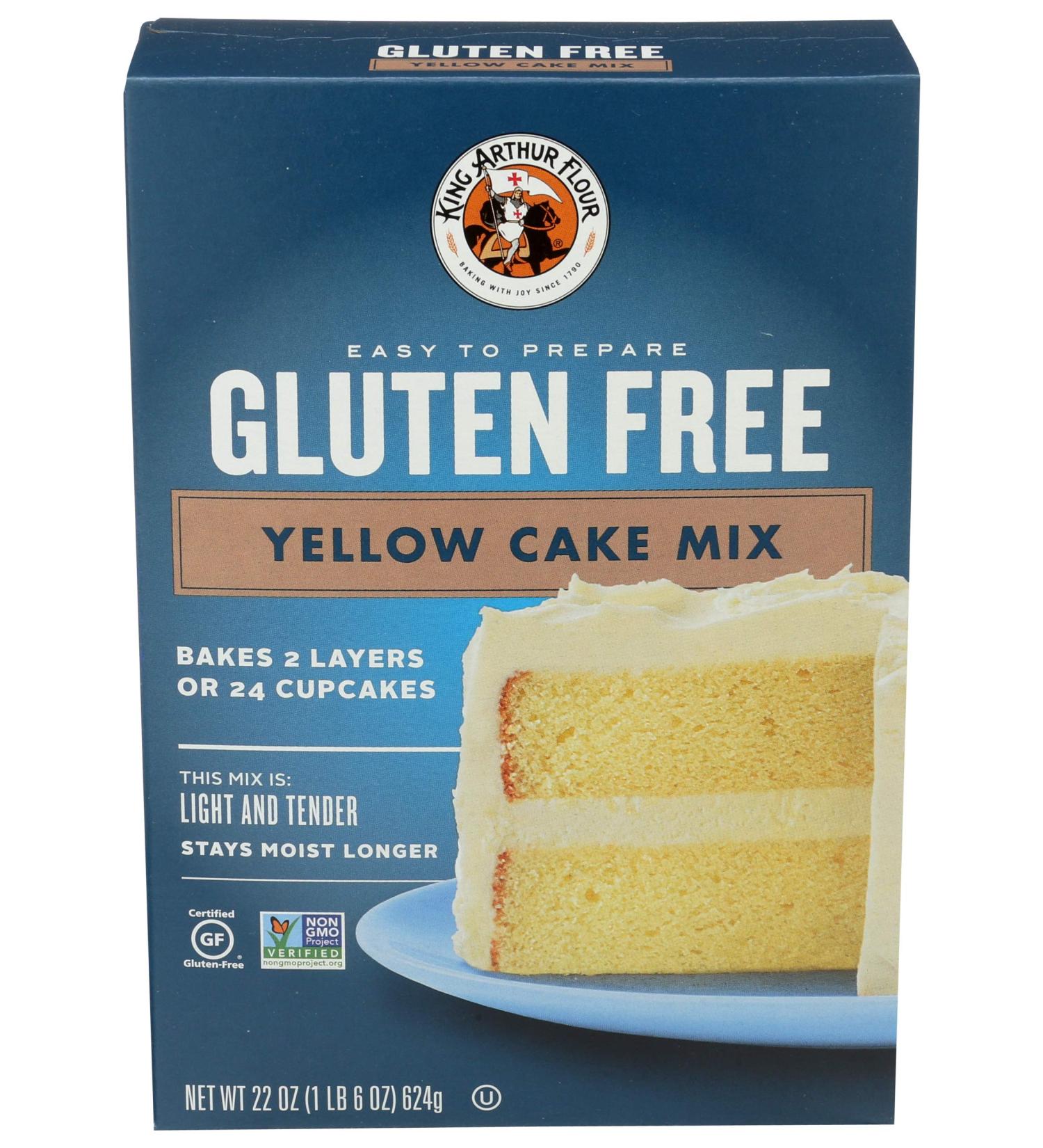 King Arthur Cake Mix Yellow - 22oz | Premium Quality Baking Mix - Buy Online on GoSupps.com