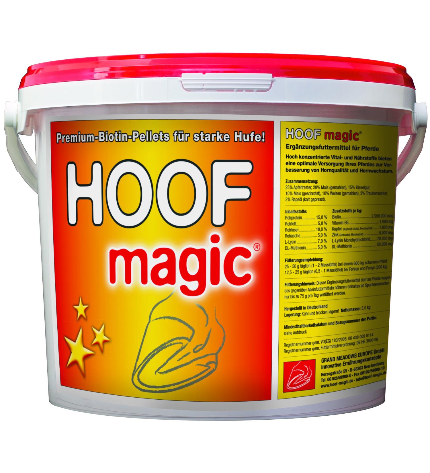 Premium Biotin for Horses - Zinc Copper & Vitamin B6 - 5kg Hoof Growth Pellets - Nutritional Supplement for Healthier Horns - Buy Online on GoSupps.com