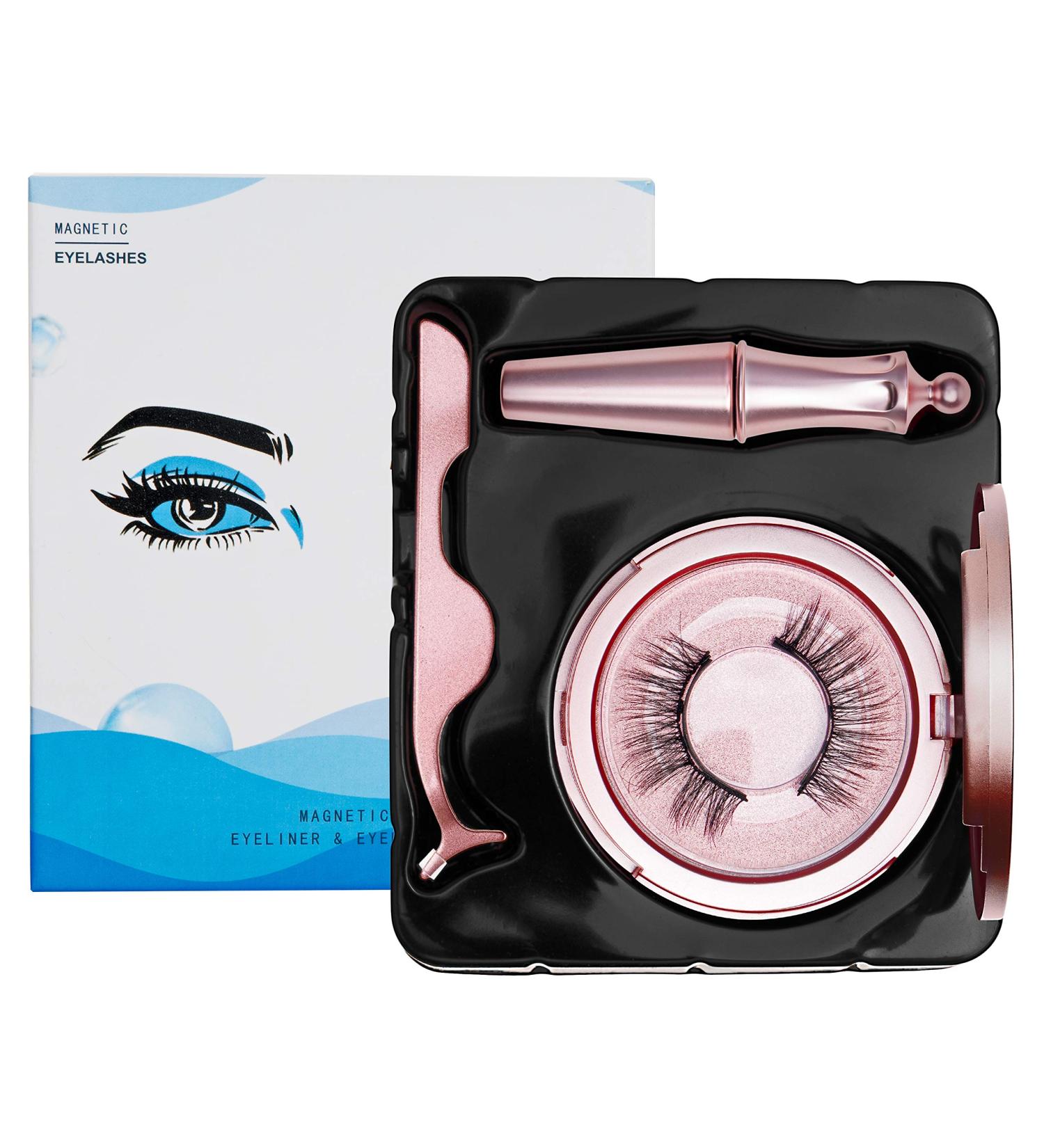 FReed Blue Magnetic Eyeliner Eyelash Kit - Easy Application Vegan Waterproof & Reusable | All Natural Beauty Solution - Buy Online on GoSupps.com