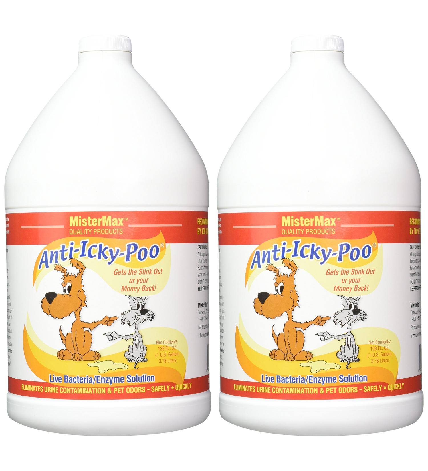 Mister Max Anti Icky Poo Odor Removal 2 Gallon Set | Best International Shipping & Odor Eliminator - Buy Online on GoSupps.com