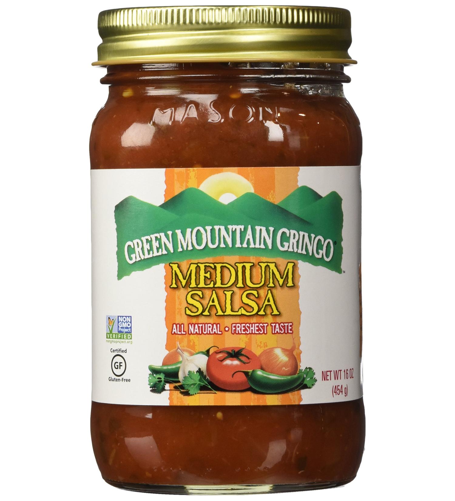 Green Mountain Gringo Medium Salsa 16 Oz (Pack of 2) - 1 Pound (Pack of 2) - Buy Online on GoSupps.com