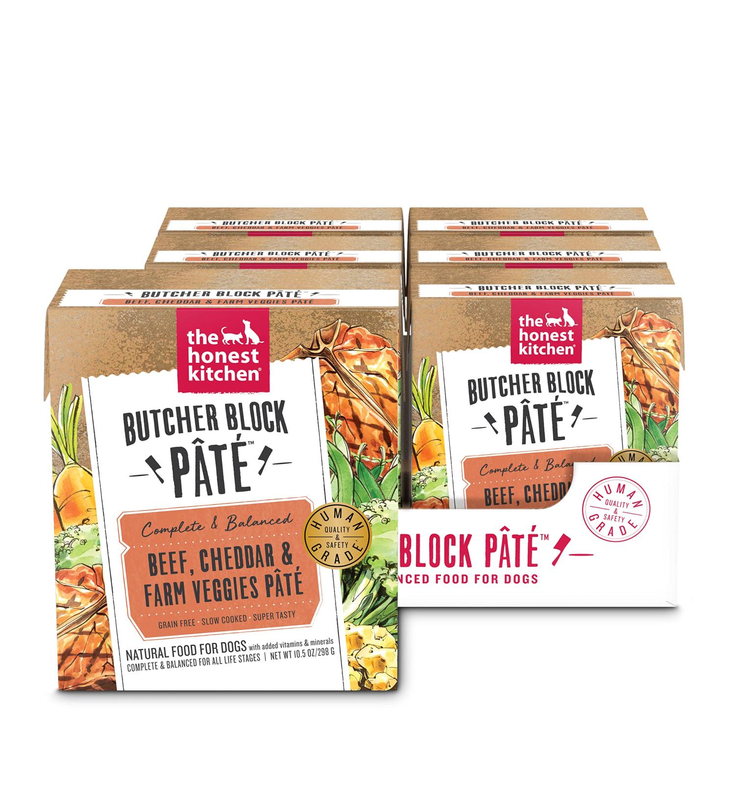 The Honest Kitchen Butcher Block Pt Wet Dog Food - Beef, Cheddar, Farm Veggies - Buy Online on GoSupps.com